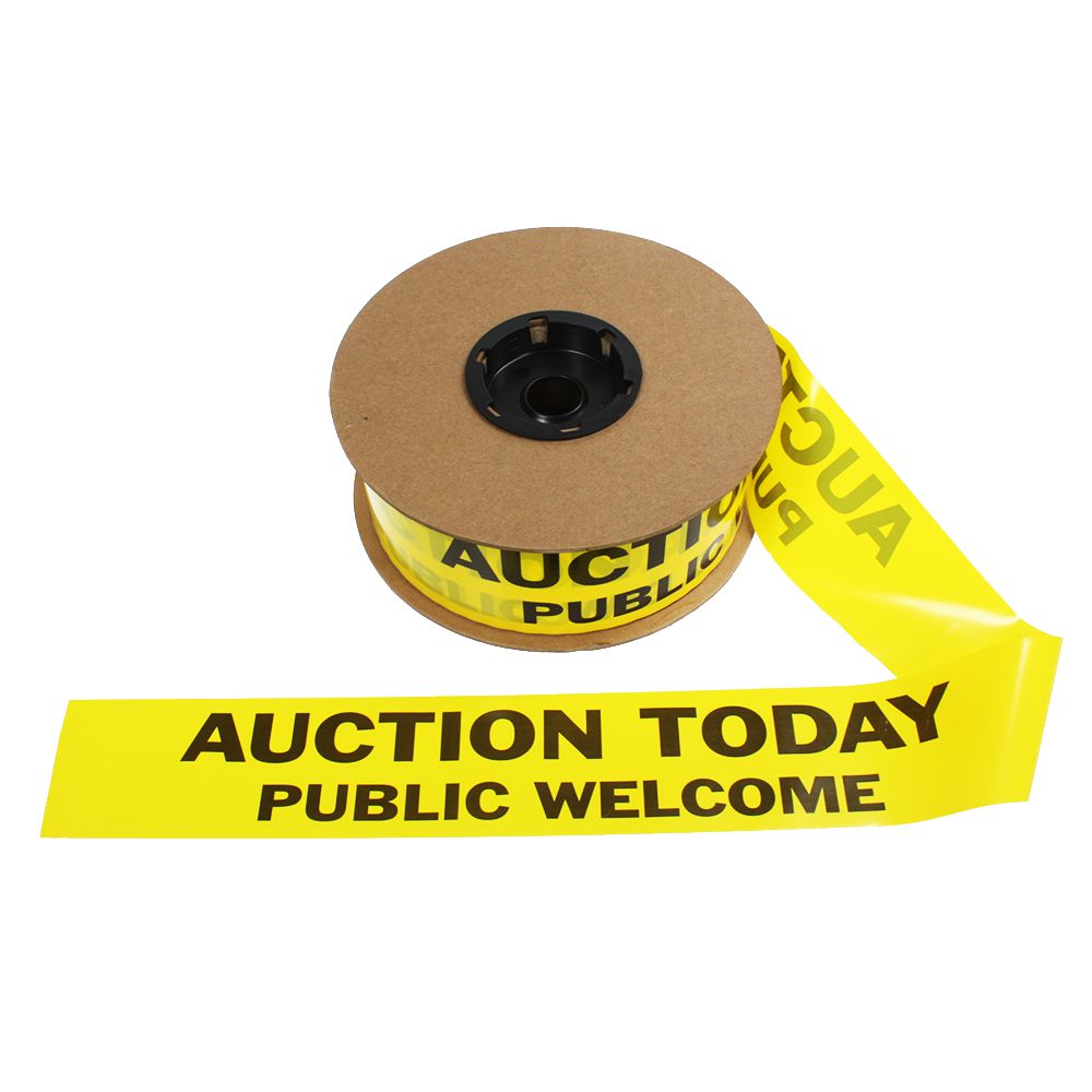 Barricade Tape - 2 Rolls of High Visibility Safety Barrier Tape for Construction, Crime Scenes & Crowd Control - Heavy Duty Caution Tape for Public Events & Hazard Areas