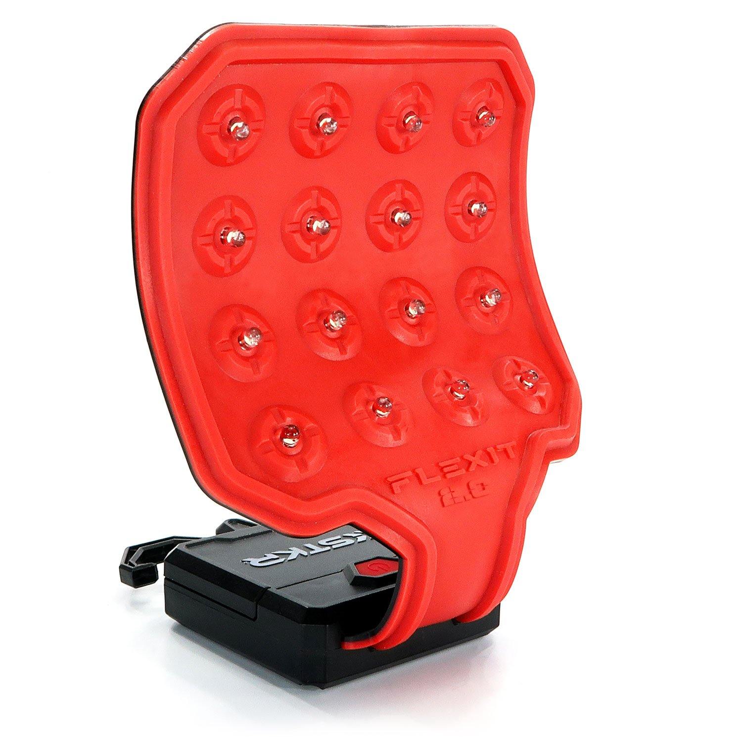 FLEXIT 2.0 Rechargeable Flexible Flashlight - 200 Lumen Bright LED Light for Camping, Hiking & Emergency Use