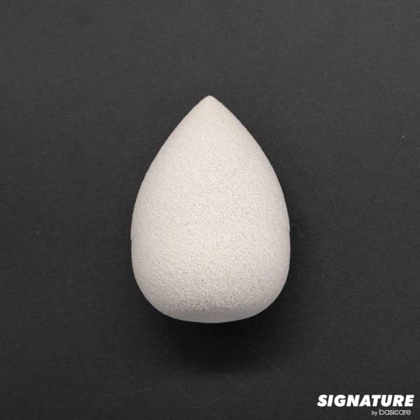 Premium Basicare Signature Ultra Blender Makeup Sponge - Professional Cruelty-Free Beauty Blender for Liquid & Powder Foundation - Perfect for Flawless Wet or Dry Application - Ideal for Everyday Makeup, Contouring & Airbrush Finish