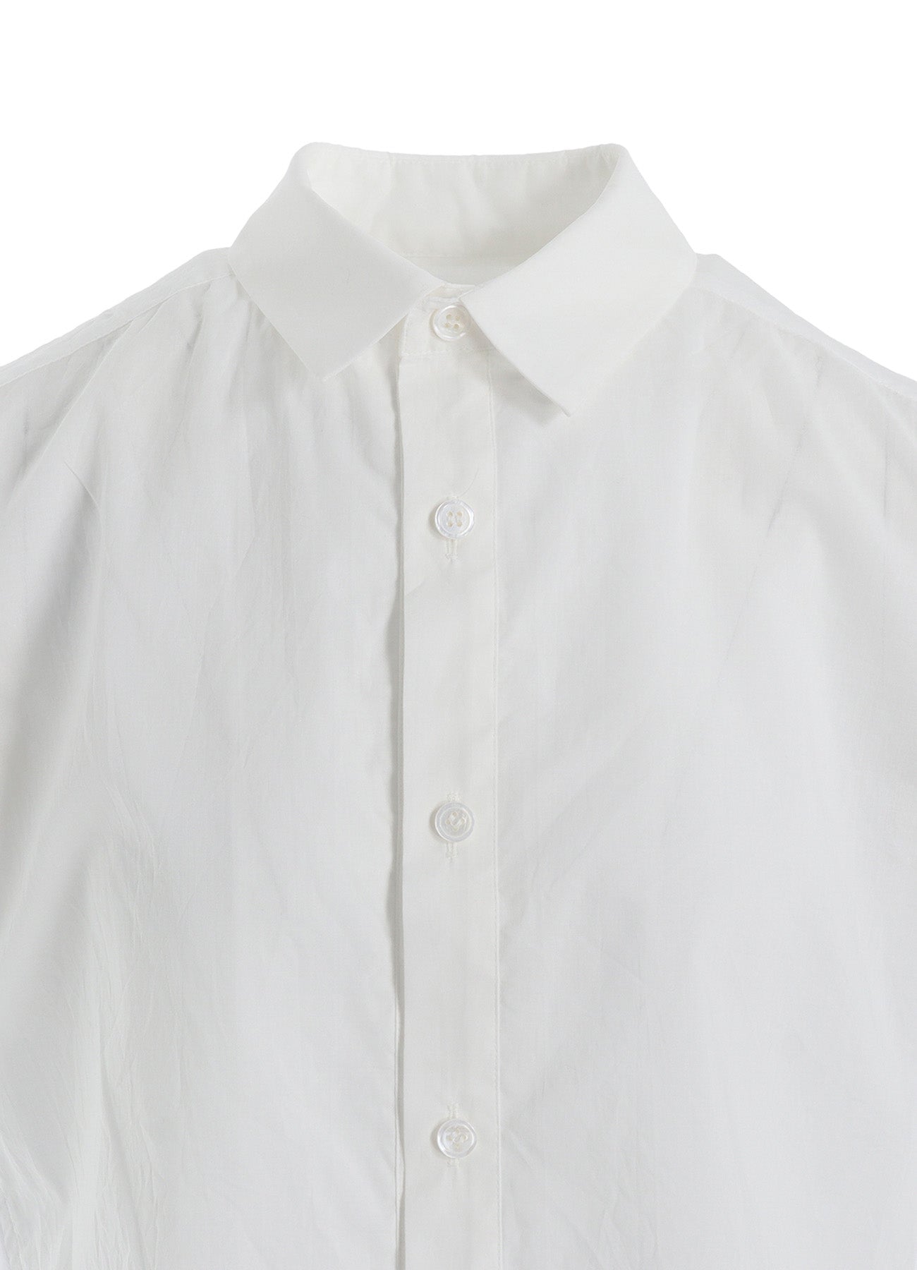 Double-Layered Cotton Lawn Blouse with Front Hem - Elegant & Comfortable for Work, Casual Outings & Summer Dresses