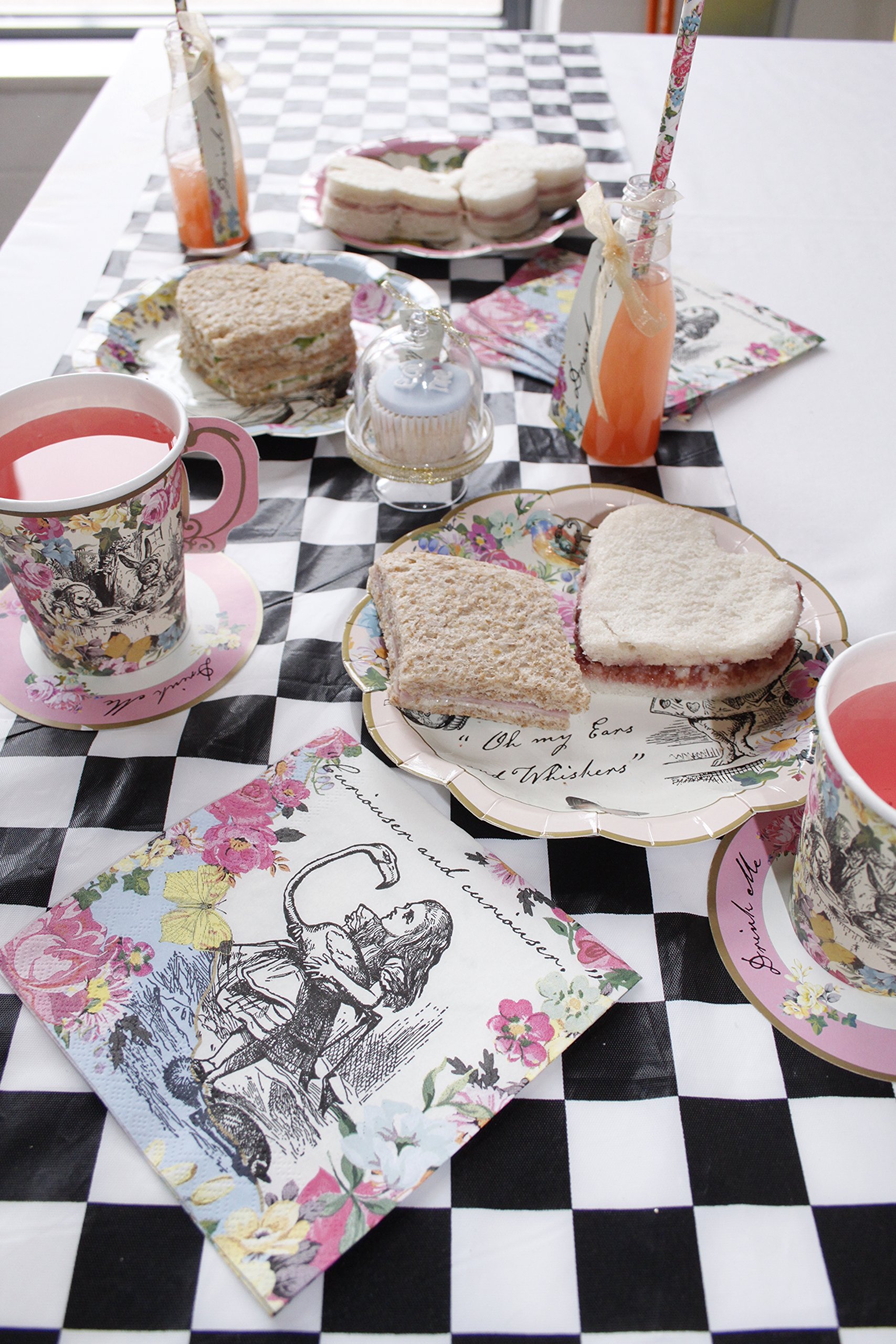 Talking Tables Alice in Wonderland Party Decorations - Whimsical Tea Party Supplies for Birthday & Baby Shower Decor