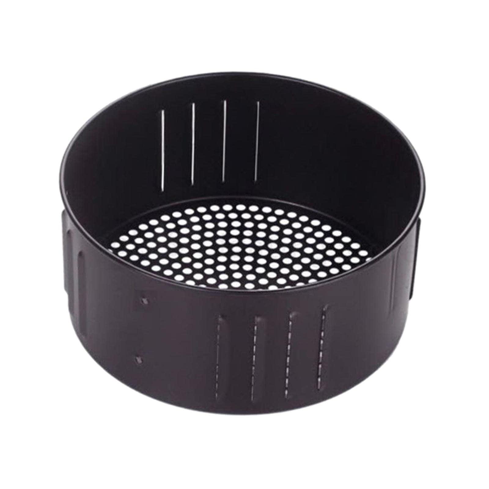 Air Fryer Replacement Basket - 2.6L (19x9.3cm) Non-Stick Bread Pan with Reusable Mesh Bottom - Compatible with Most Air Fryer Ovens - Perfect for Baking, Roasting & Reheating Food