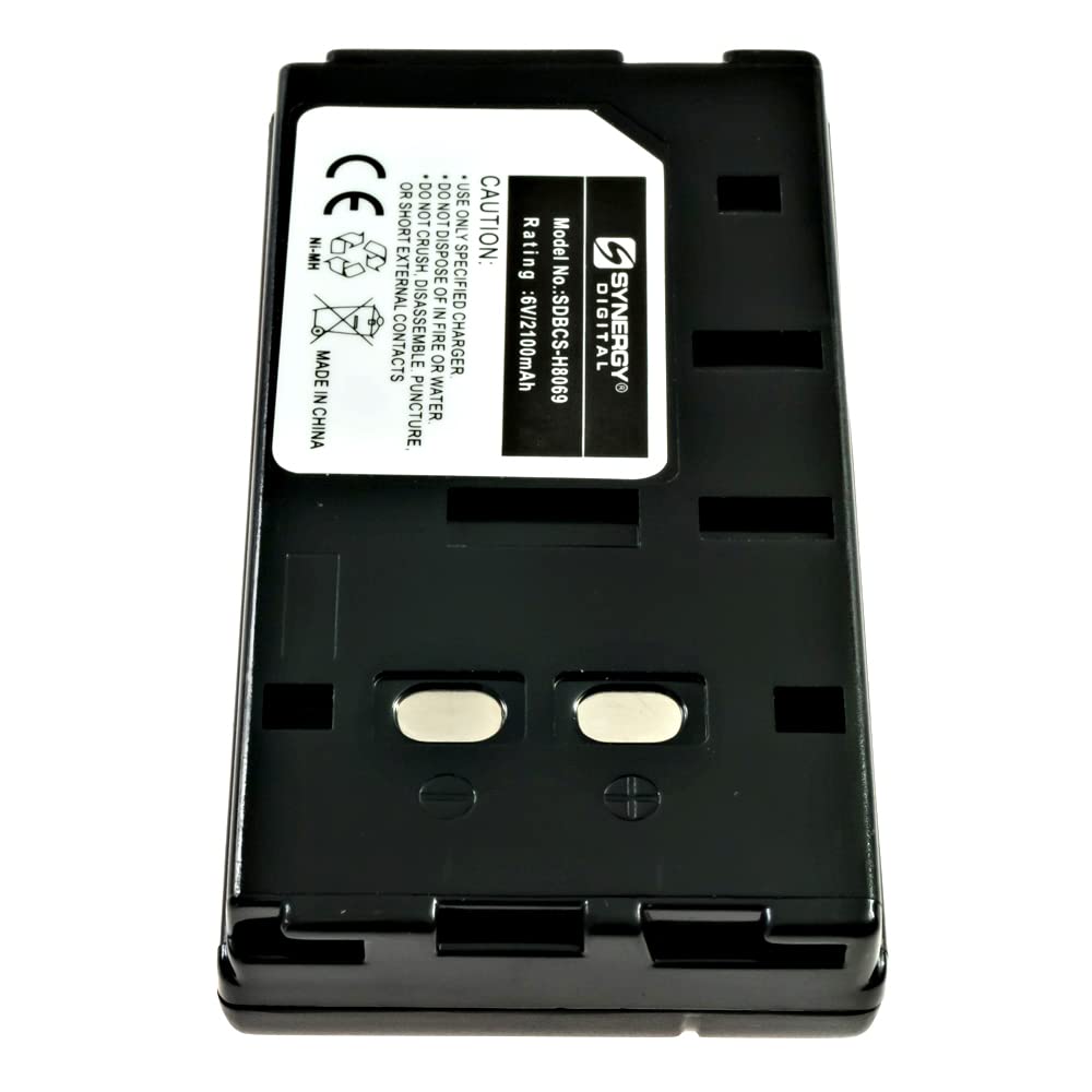 Synergy Digital Camera Battery Replacement for BOSC V-61 (Ni-MH 6V 2100mAh) - Ultra High Capacity AKAI Compatible Battery - Perfect for Travel Photography & Professional Shoots