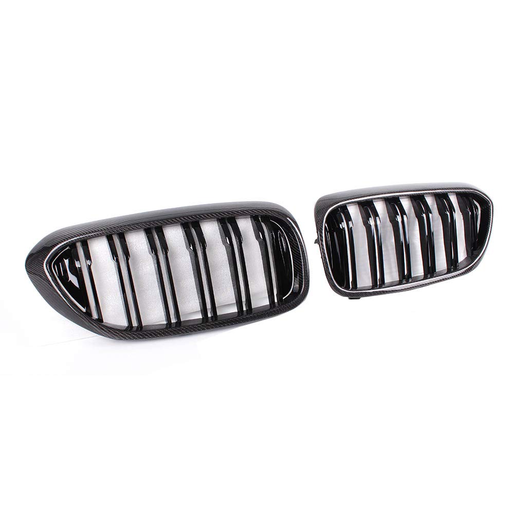 Real Carbon Fiber Front Kidney Grille for BMW X3 F25 & X4 F26 (2014-2018) - Premium Car Styling Upgrade for Enhanced Luxury Look
