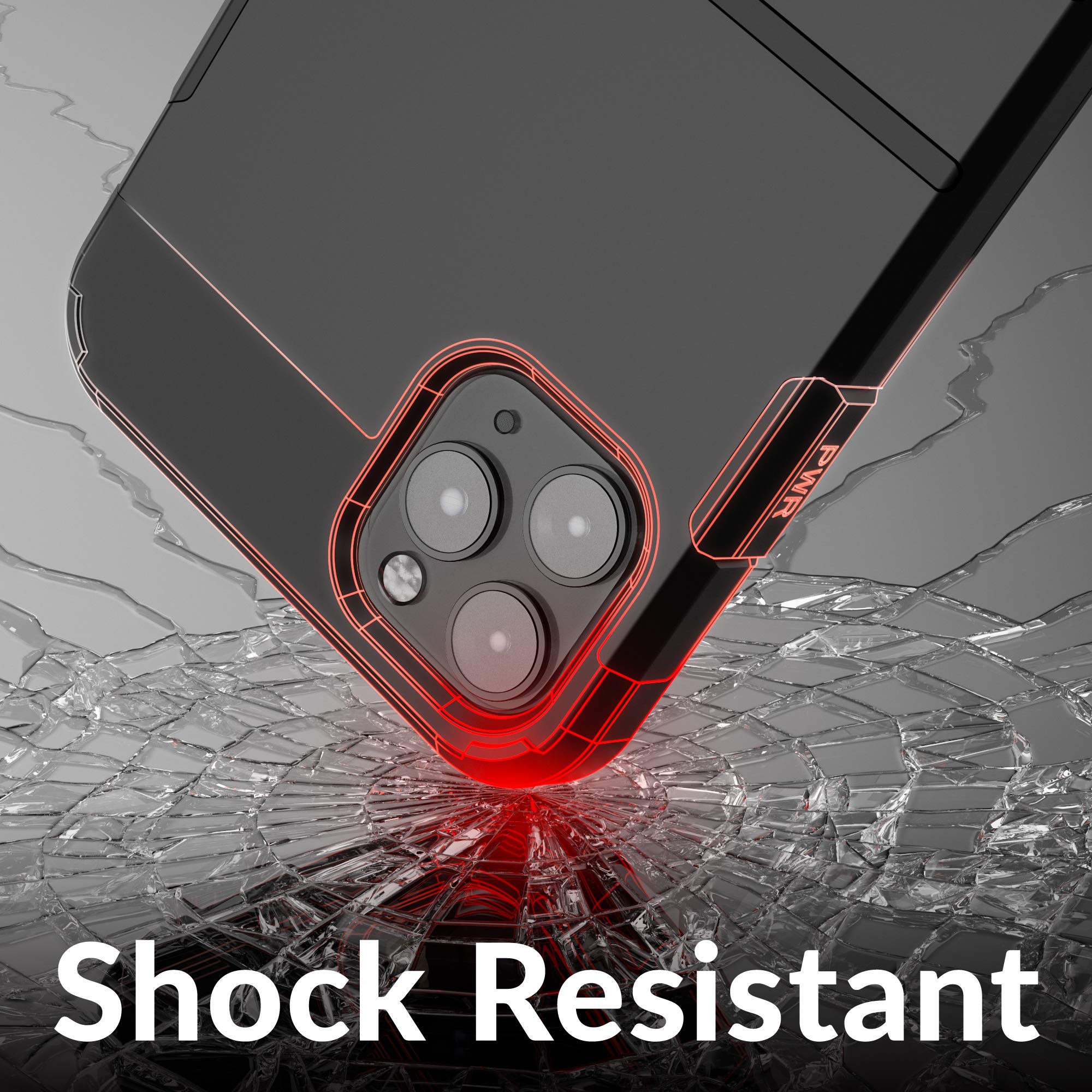 **Crave Heavy-Duty Shockproof Case for iPhone 11 Pro Max (6.5 Inch) - Black | Military-Grade Protection | Slim Fit & Anti-Scratch | Perfect for Outdoor, Travel & Daily Use**