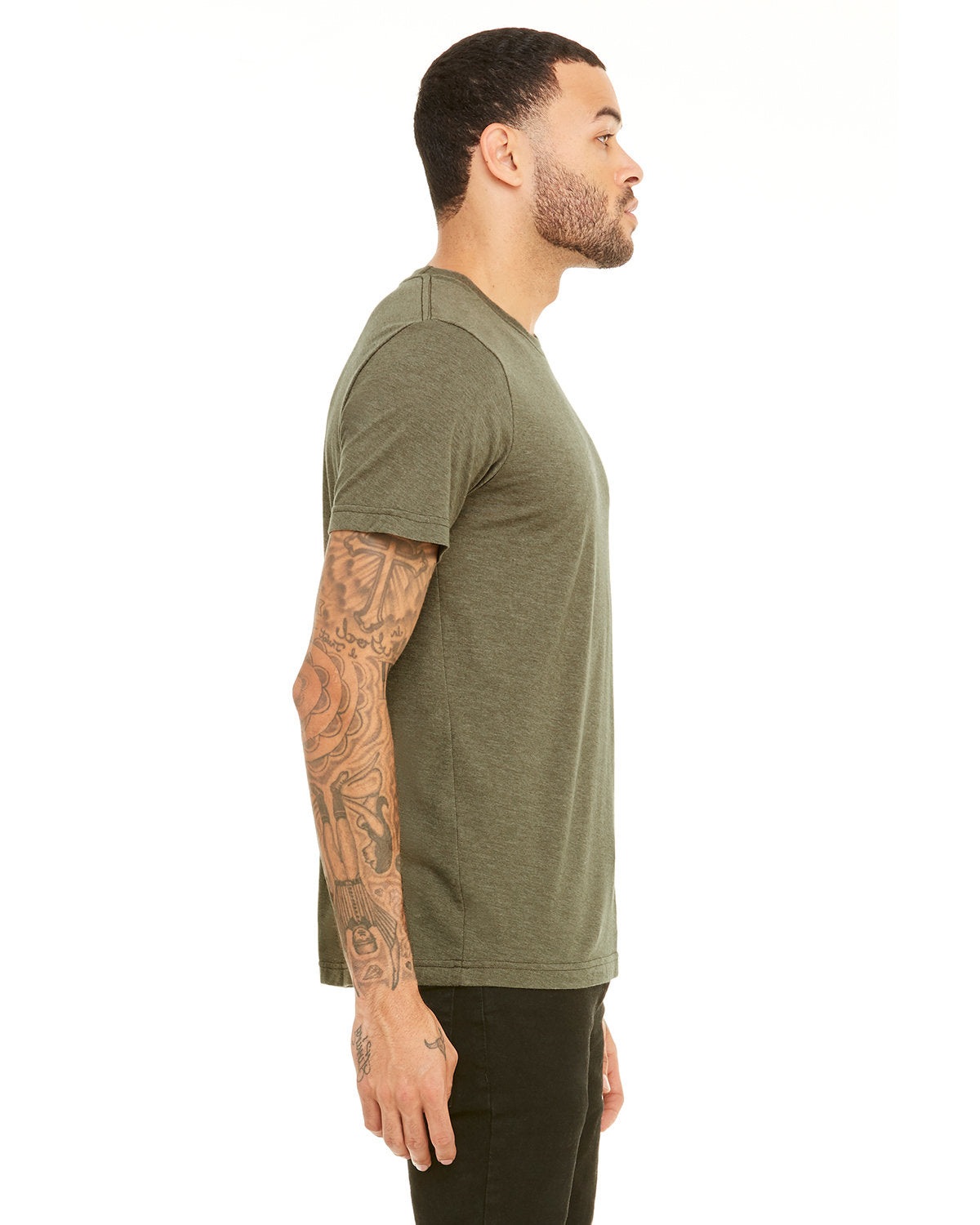 Bella + Canvas 3001CVC Unisex Heather CVC Crew Neck T-Shirt - Soft Cotton Blend Tee for Men & Women - Perfect for Casual Wear, Screen Printing & Everyday Outfits