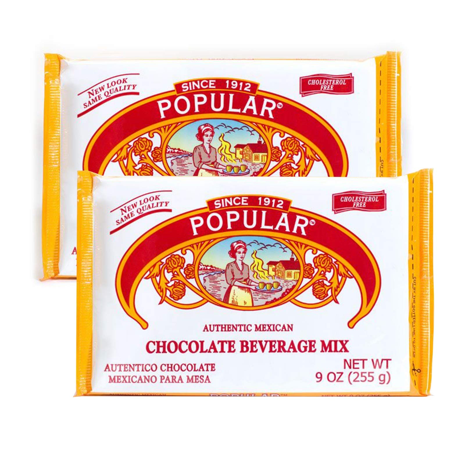 Authentic Mexican Hot Chocolate Drink Mix - 9 Ounce (Pack of 2) | Rich & Creamy Cocoa Powder for Baking, Coffee, or Traditional Champurrado | Perfect for Holidays, Gifts & Family Gatherings