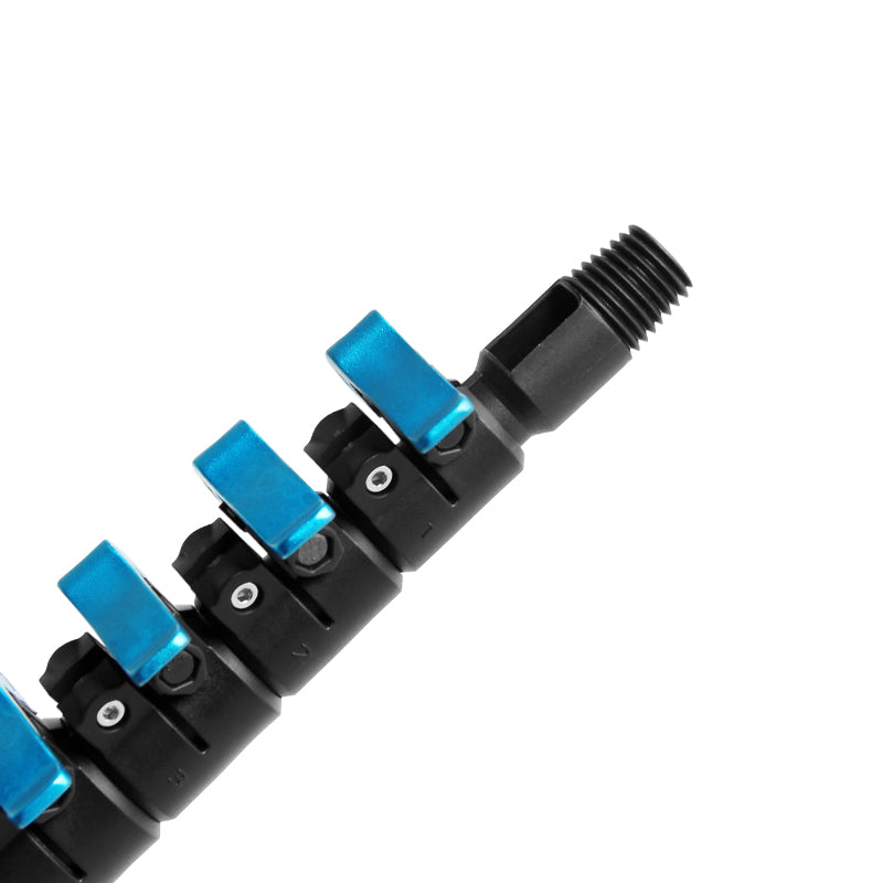 Blue Dragon Mini HK Water Fed Pole - Lightweight Telescopic Window Cleaning Pole for High Reach, Perfect for Home & Commercial Use - Ideal for Cleaning Windows, Gutters, and Solar Panels