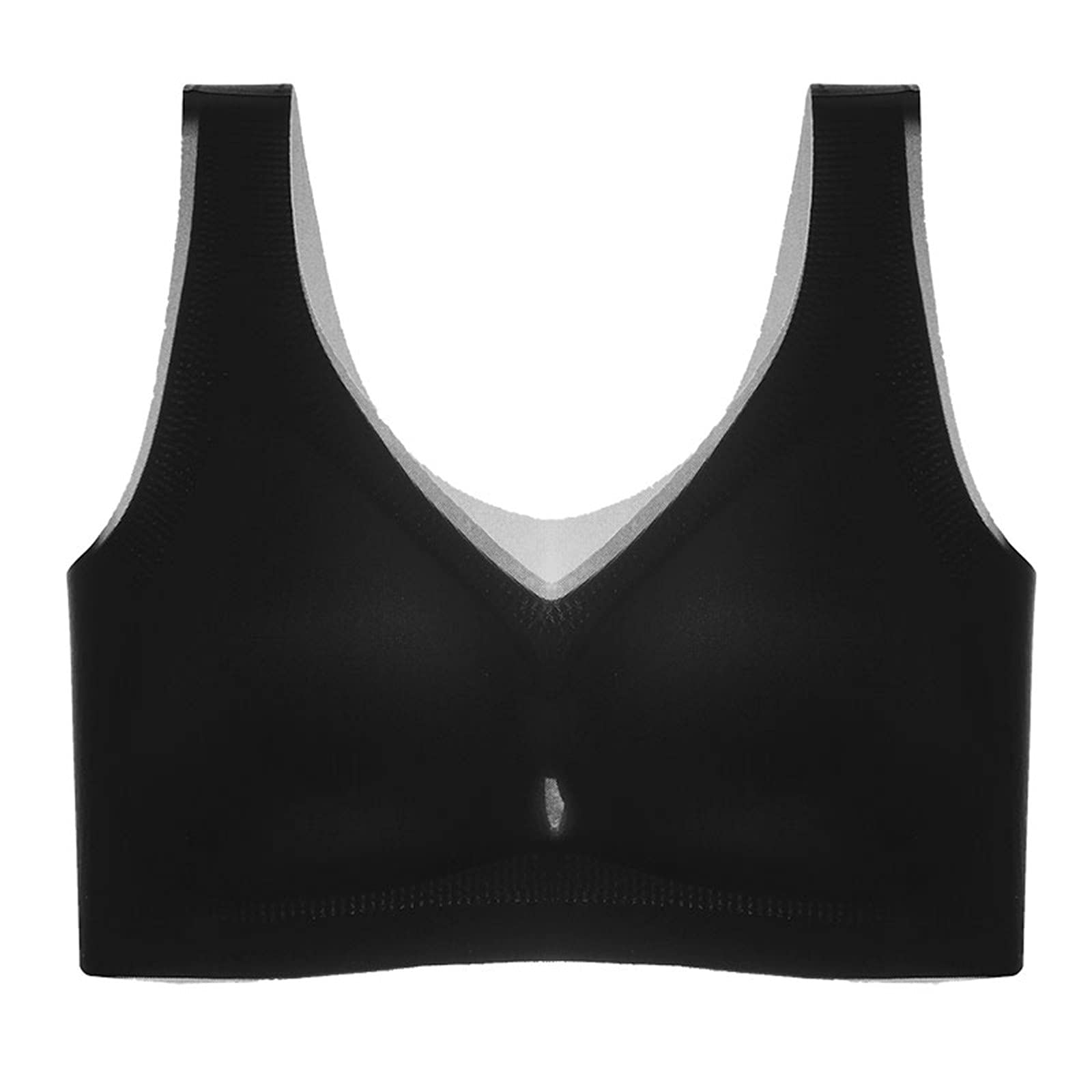 High Impact Sports Bras for Women - Supportive Push Up Wireless Bras, Comfortable Seamless No Underwire Bras for Running, Yoga & Workout