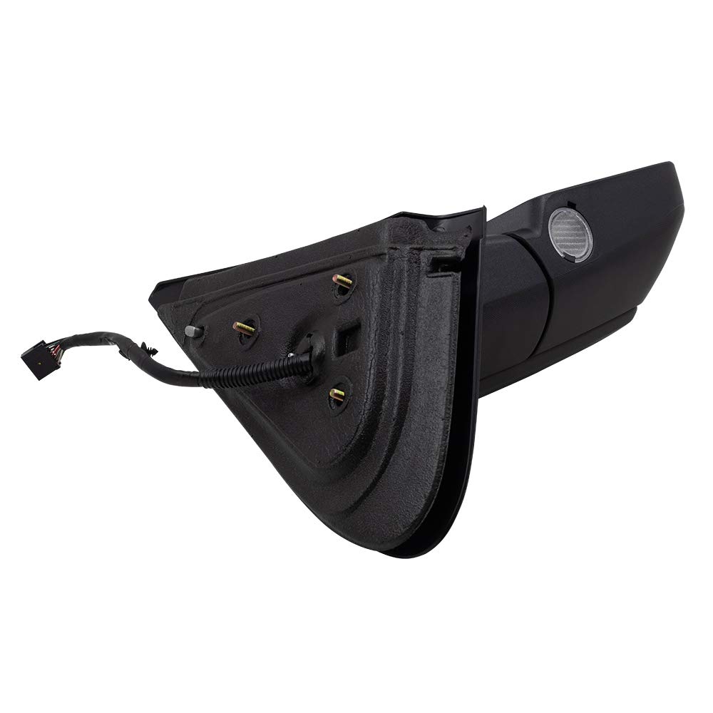 Power Folding Heated Side Mirrors with Turn Signal & Memory Function - Replacement for 2009-2010 Ford Expedition & Lincoln Navigator (Driver & Passenger Set) - Includes Puddle Lamp - Perfect for Parking Assistance & Nighttime Visibility
