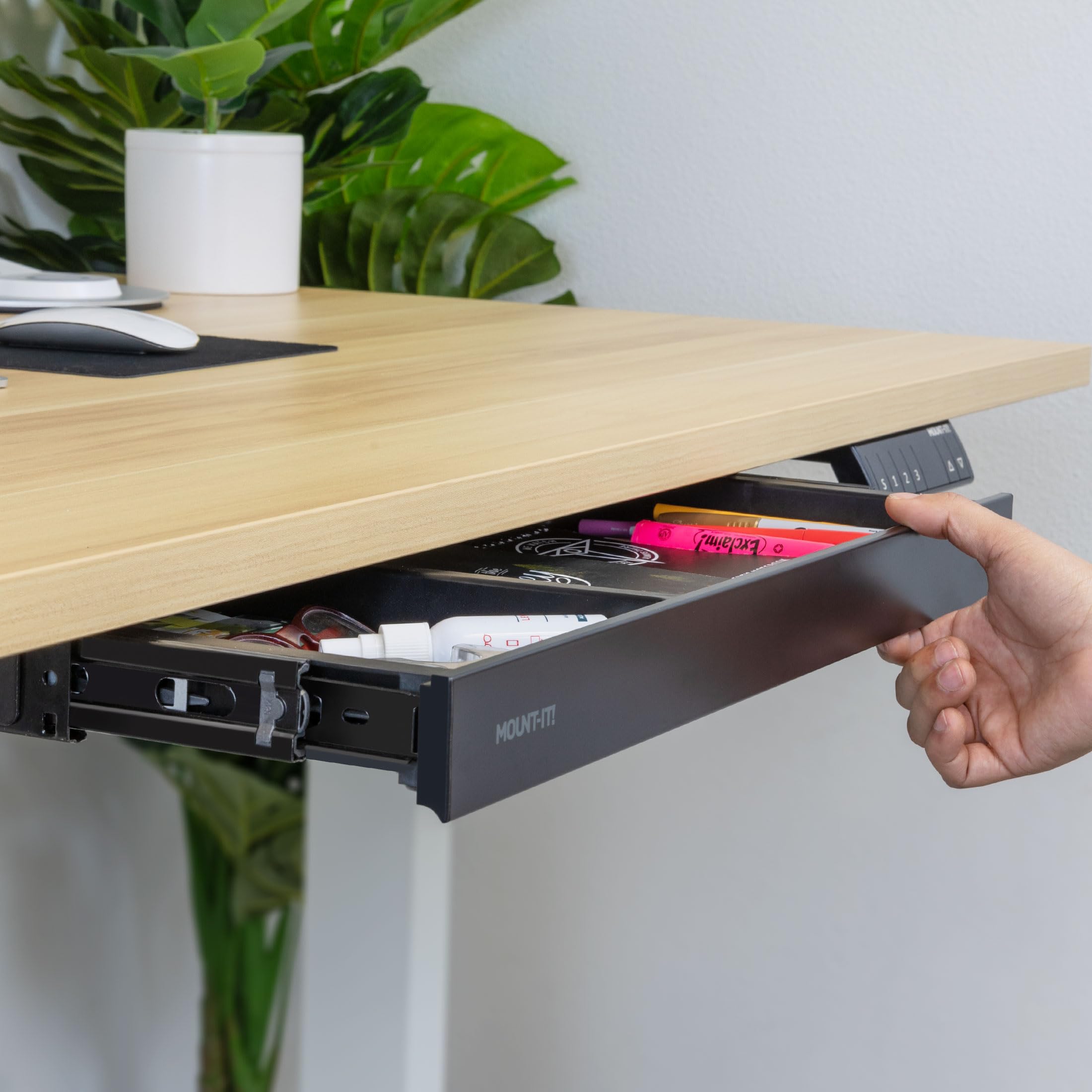 Mount-It! Under Desk Storage Drawer Organizer - 20.7