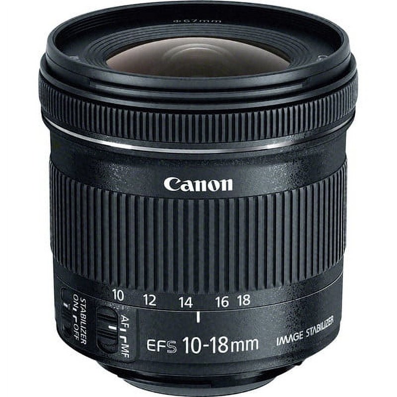 Canon EF-S 10-18mm f/4.5-5.6 IS STM Ultra Wide Angle Zoom Lens for DSLR Cameras - Perfect for Landscape, Architecture & Interior Photography
