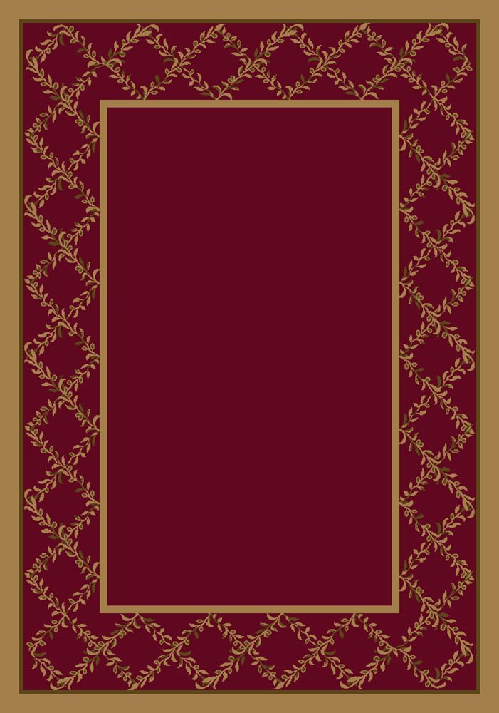 Lystra Brick Design Center Runner Rug 2'4