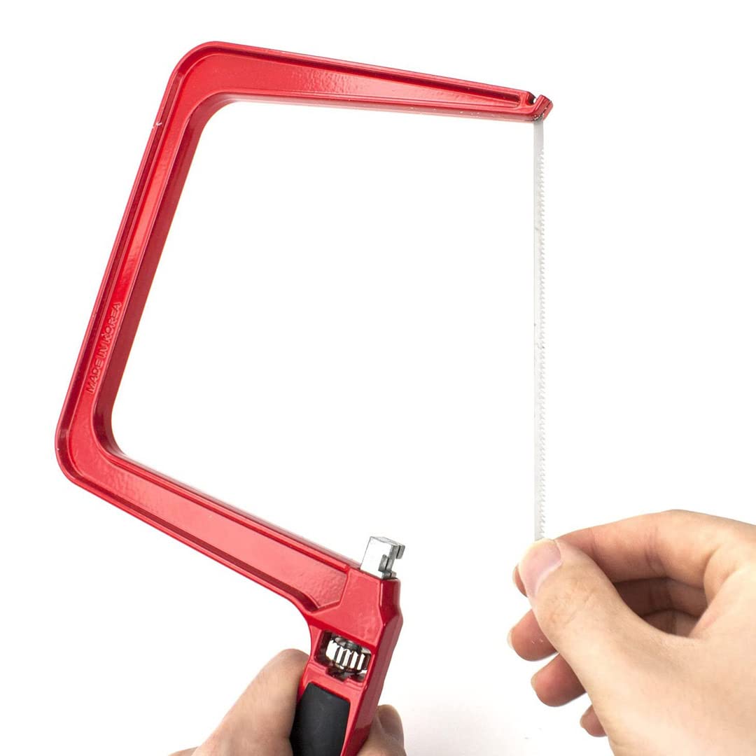 Magic Frame Depth Coping Saw with 5 Blades - Precision Cutting Tool for Metal, Wood & Plastic | Perfect for DIY Projects, Carpentry & Crafting