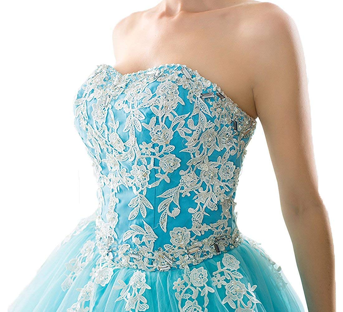 Elegant Fuchsia Strapless Ball Gown for Women - Quinceañera, Sweet 16, Prom & Formal Party Dresses with Corset & Appliques | Perfect for Homecoming, Wedding Guest & Special Occasions