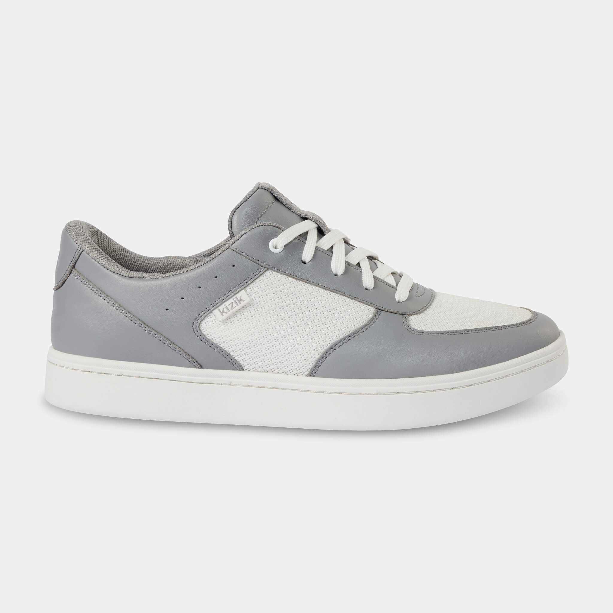 Men's Oslo Sneakers - White & Alloy Colorway | Comfortable Casual Shoes for Walking, Running & Everyday Wear