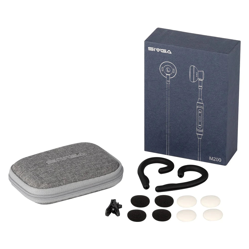 Sivga M200 Open Box In-Ear Headphones - High-Quality Sound for Music, Gaming & Travel - Lightweight & Comfortable for All-Day Use