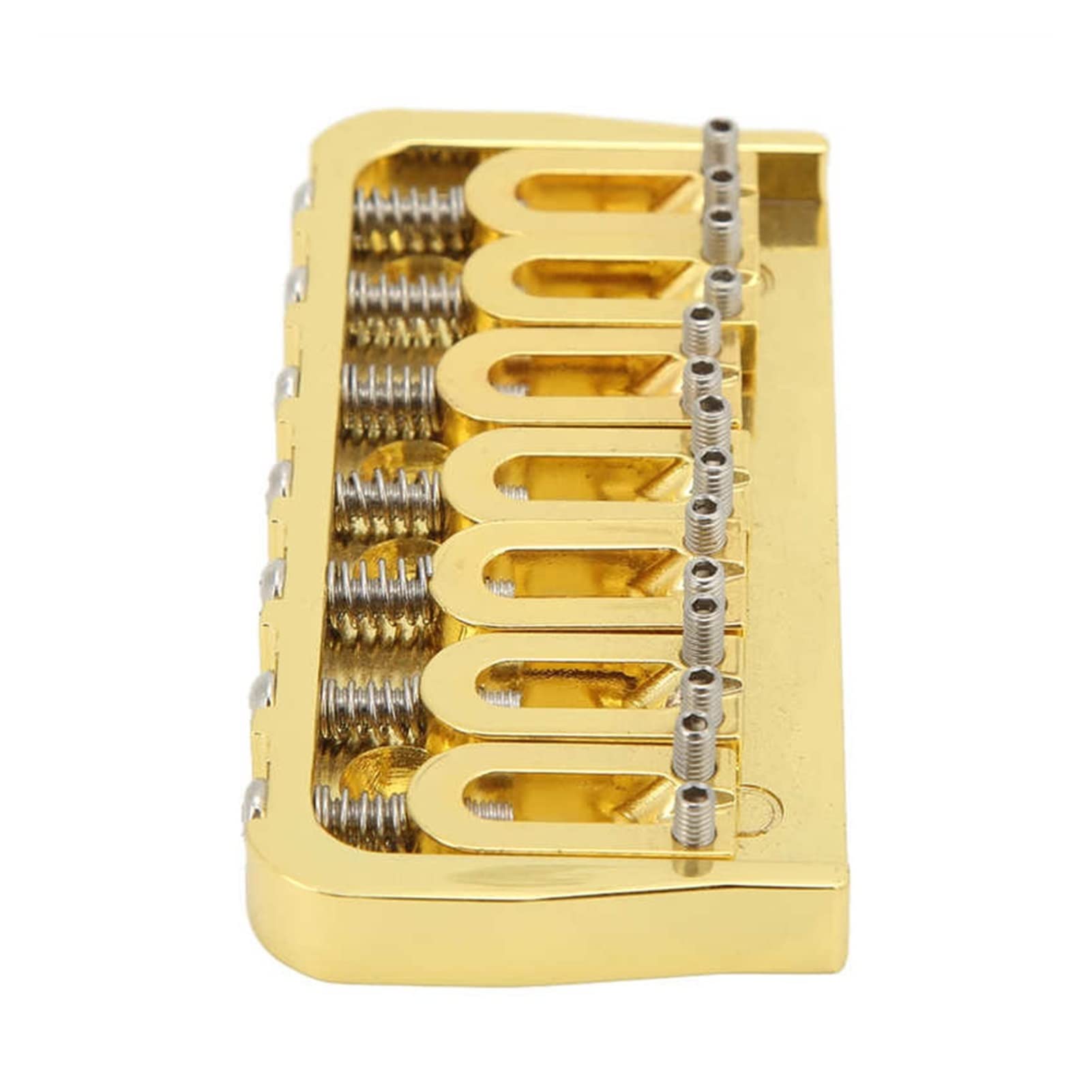 High-Quality Electric Guitar Hardtail Bridge - Fixed Short Bridge for Heavy Strings, Through-Body Design with Screw Mounting - Perfect for Rock, Metal & Blues Performances