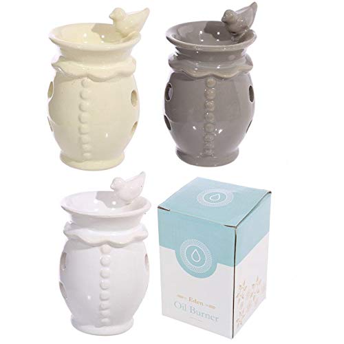 Ceramic Drinking Bird Oil Burner Wax Melter - Aromatherapy Essential Oil Diffuser for Home & Office - Perfect for Relaxation, Meditation and Stress Relief