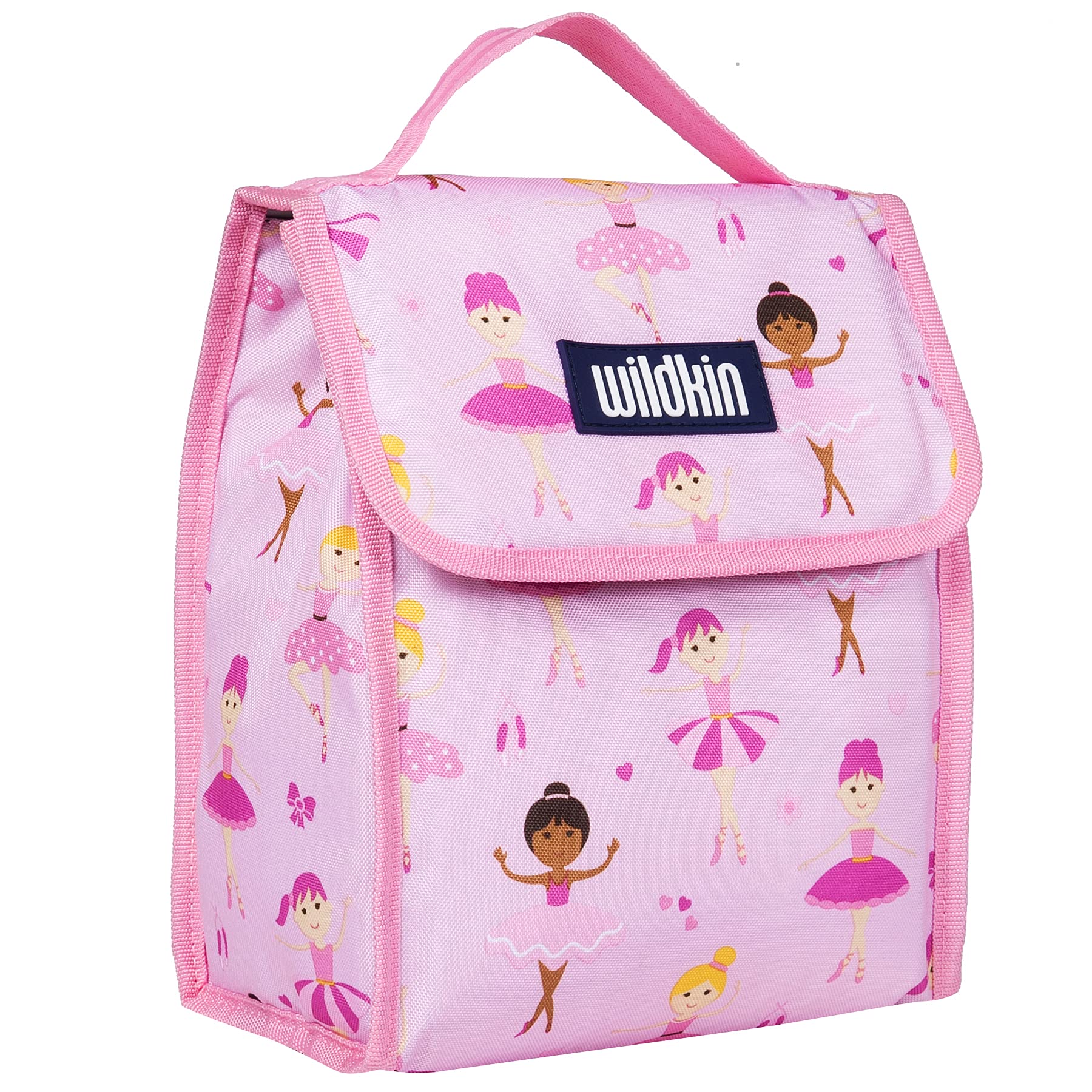 Wildkin Kids Insulated Lunch Bag - Reusable Thermal Lunch Box for School, Travel & Picnics - Keeps Food Hot/Cold for Hours - Perfect for Ballet Dancers & Ballerina Themed Lunches
