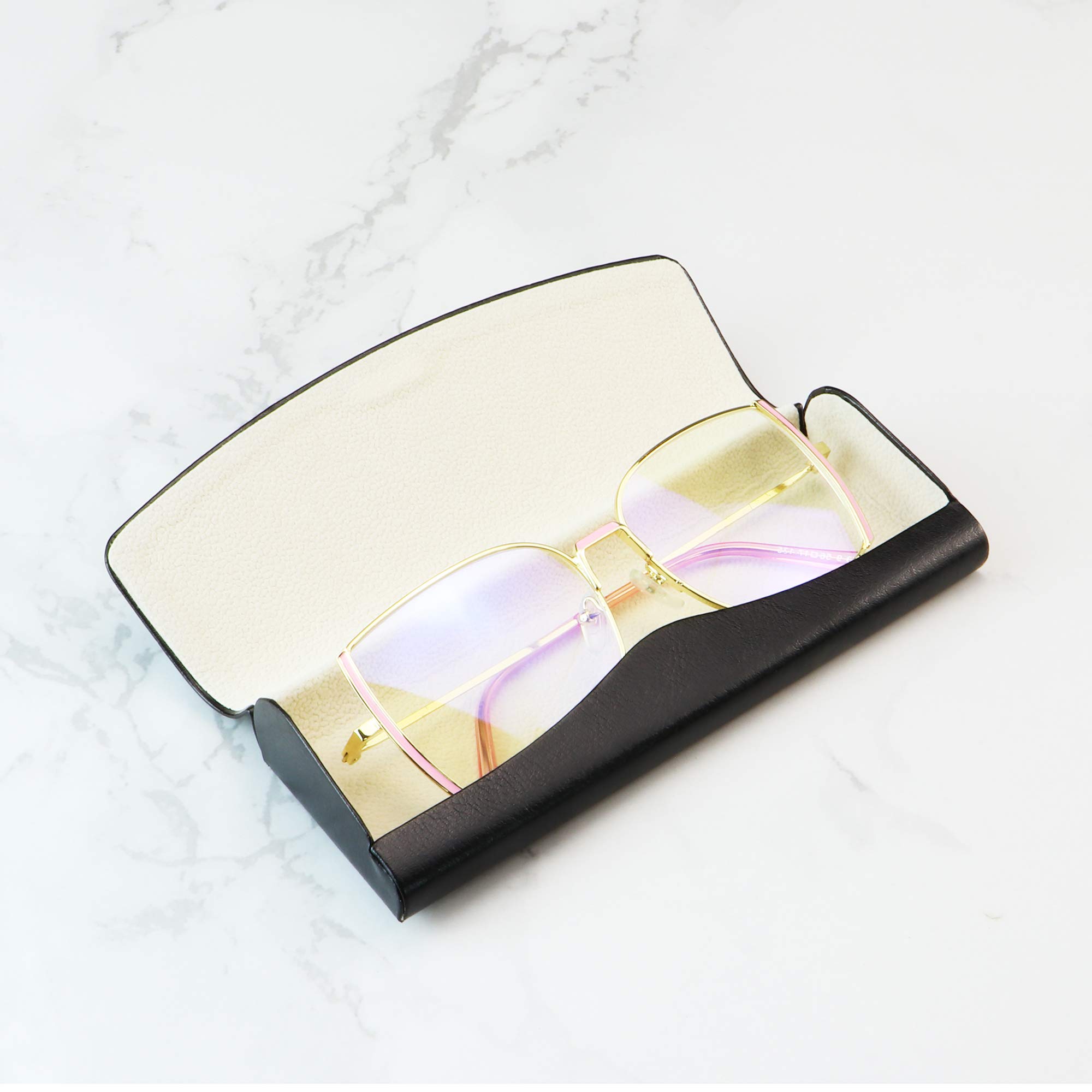 Durable Hard Shell Eyeglass Case for Men, Women & Kids - Protective Sunglasses & Eyeglasses Holder - Perfect for Travel, School & Daily Use