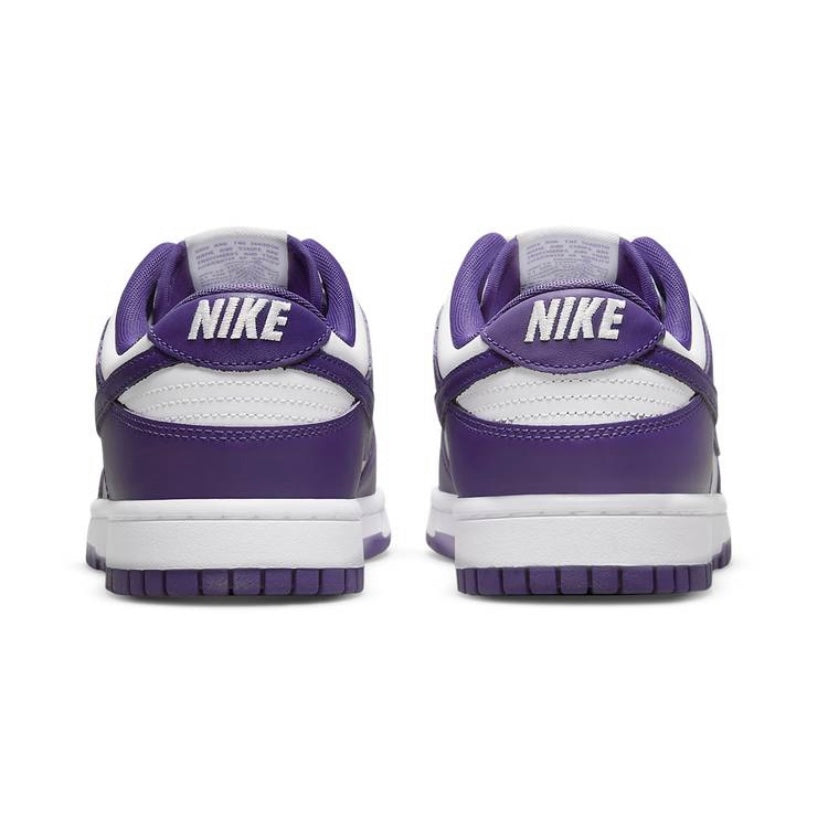 Nike Dunk Low White Court Purple Sneakers - Men's & Women's Basketball Shoes for Casual Wear & Street Style