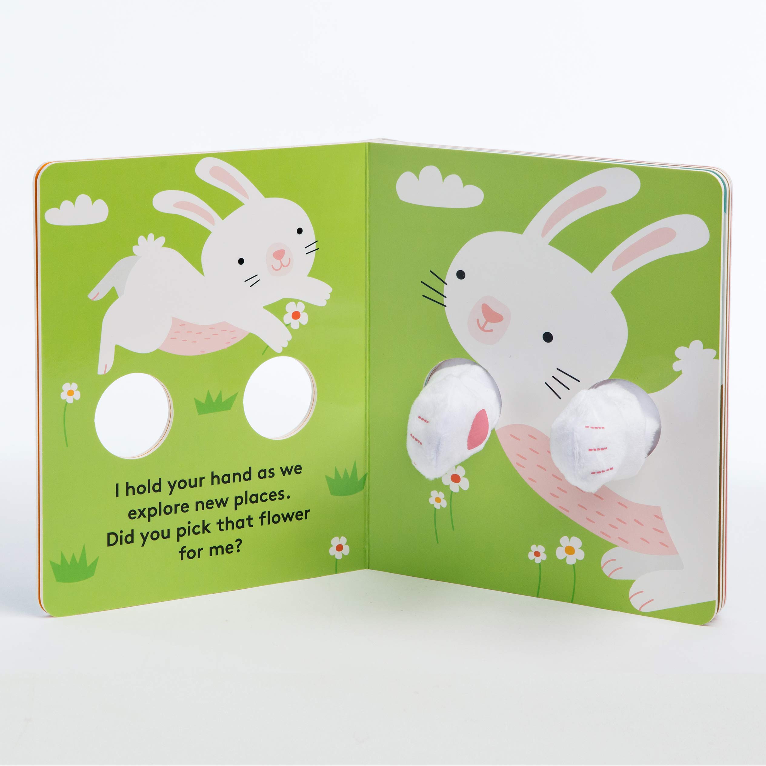 Adorable Hug Me Little Bunny Finger Puppet Book - Interactive Baby Board Book with Sensory Touch & Feel for Toddlers - Perfect for Storytime, Early Learning & Bonding Moments