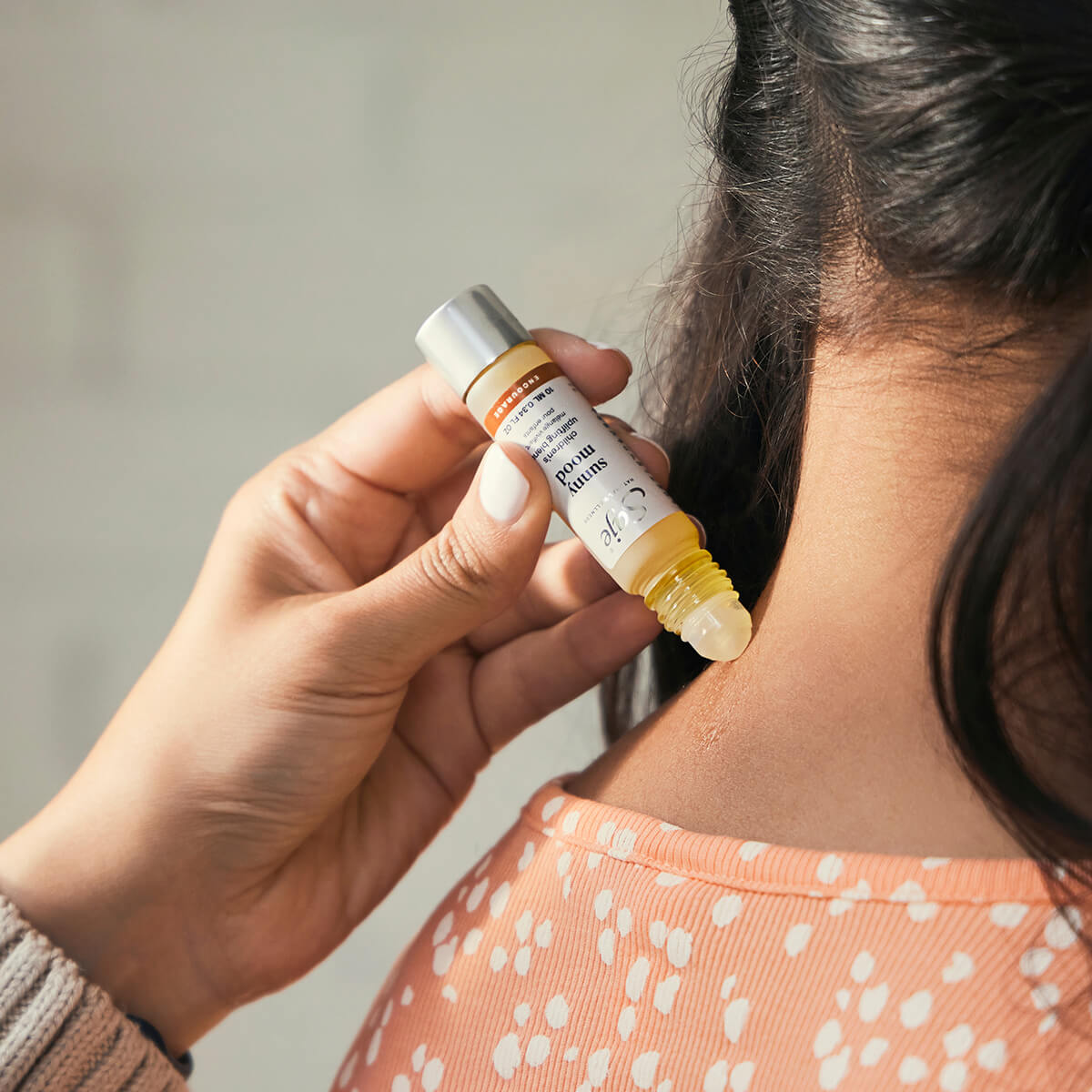 Sunny Mood Uplifting Essential Oil Roll-On for Kids - Natural Aromatherapy for Calm & Focus - Perfect for School, Travel & Bedtime