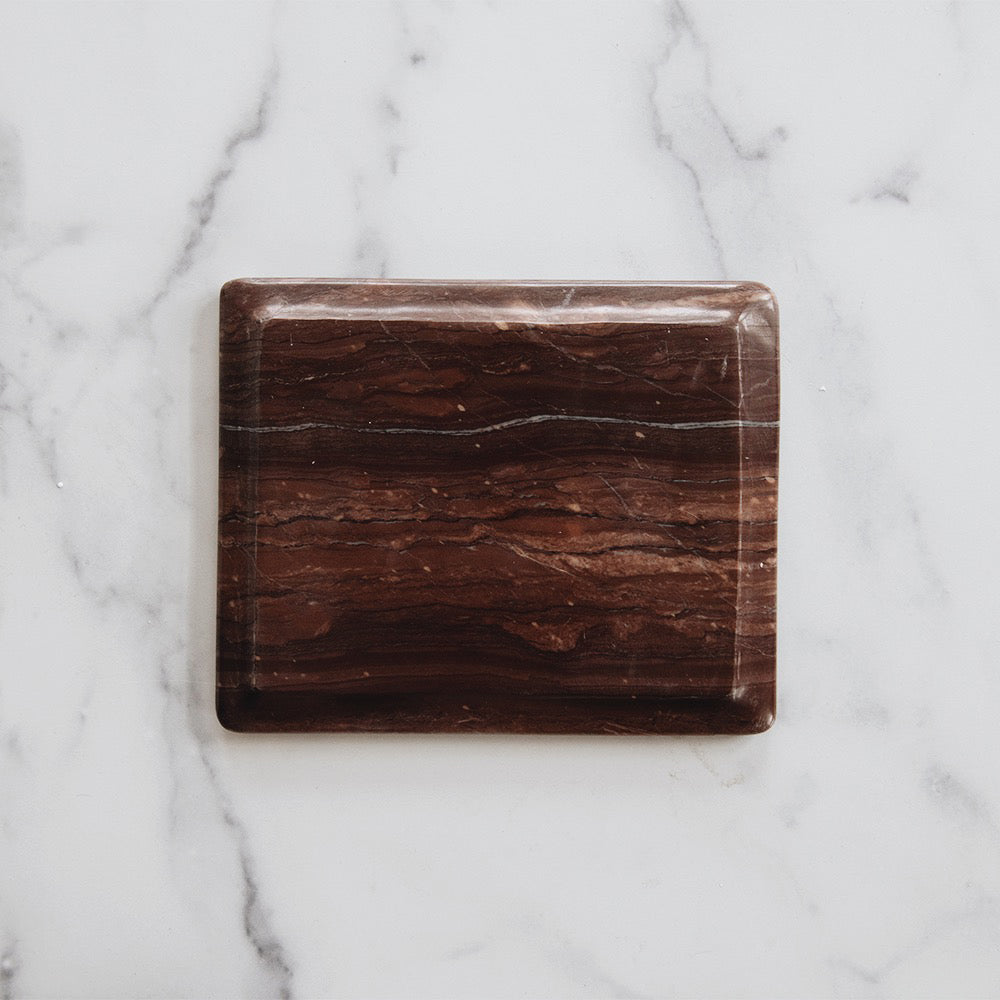 Premium Red Marble Ogee Slab - Small Size for Kitchen Countertops, Bathroom Vanities & Luxury Home Decor