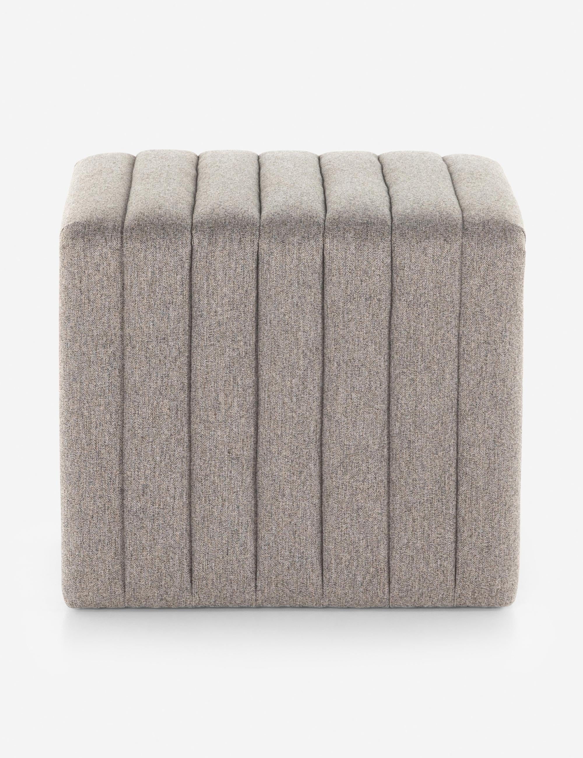 Gavin Square Ottoman Stool - Modern Storage Footrest Pouf with Removable Cover, Perfect for Living Room, Bedroom & Nursery - Versatile Home Decor & Extra Seating Solution