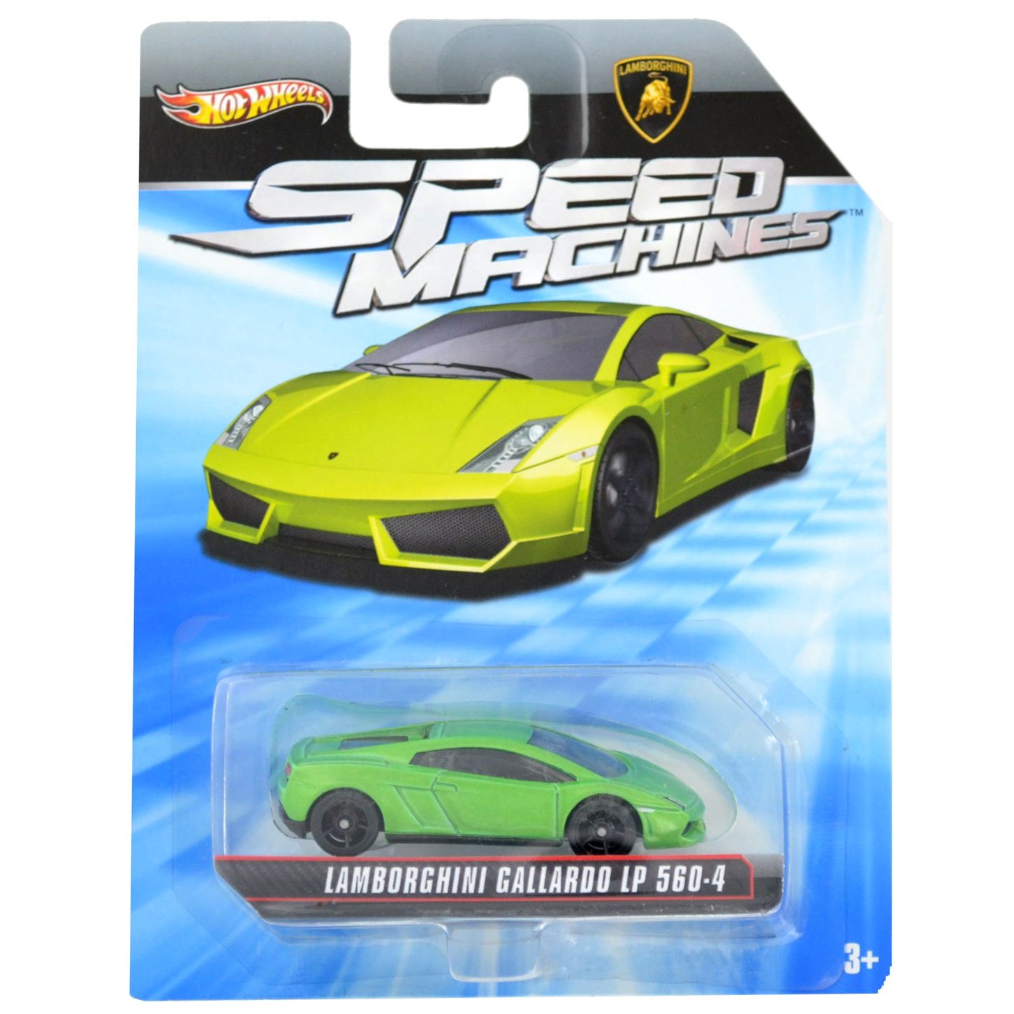 Hot Wheels Speed Machines Lamborghini Gallardo LP 560-4 Die-Cast Car Toy for Kids - Collectible Racing Vehicle for Play & Display - Perfect for Birthday Gifts, Car Enthusiasts & Track Racing Fun