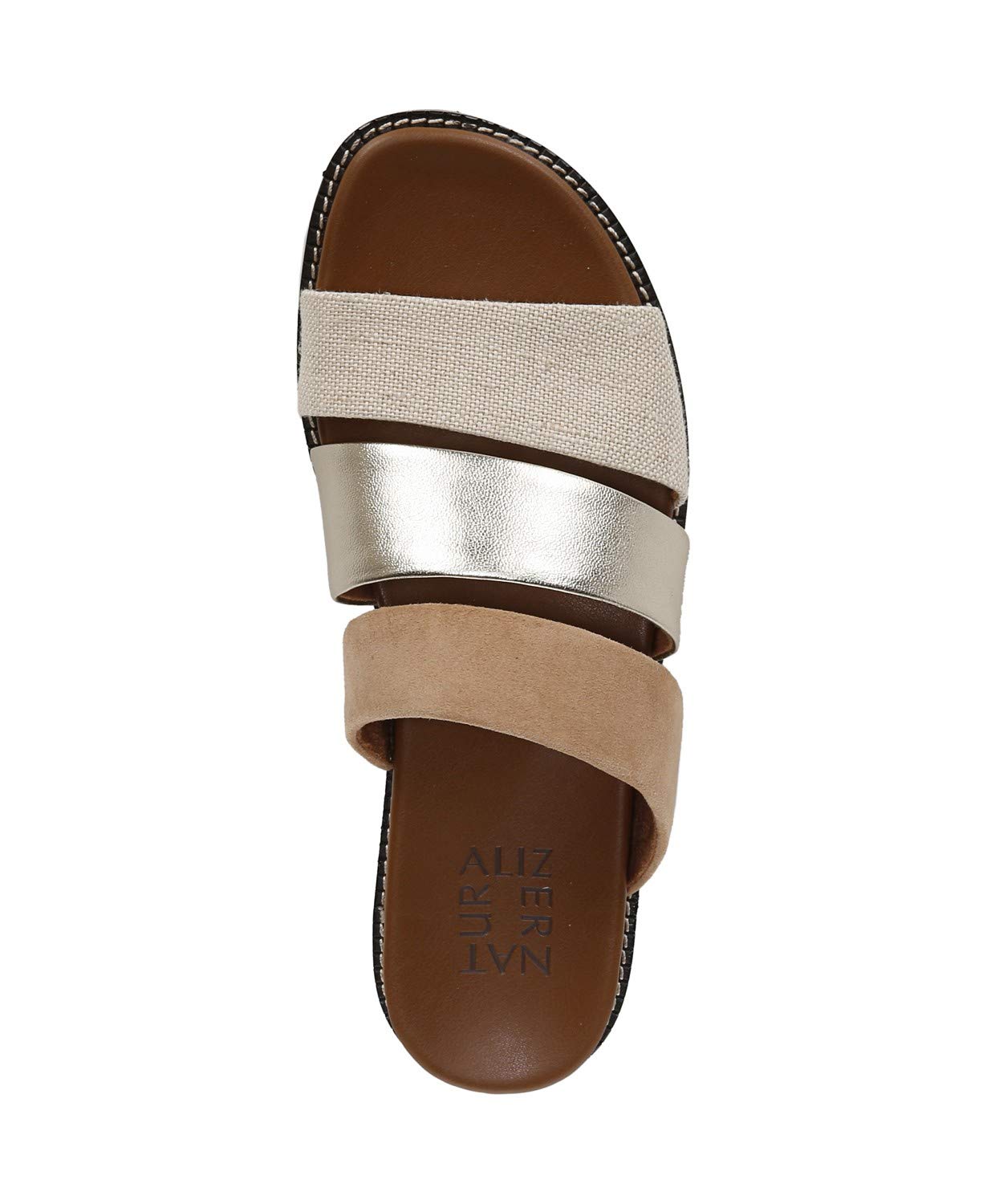 Naturalizer Women's Kellie Comfortable Slide Sandals - Casual Summer Shoes for Beach, Pool & Lounge Wear