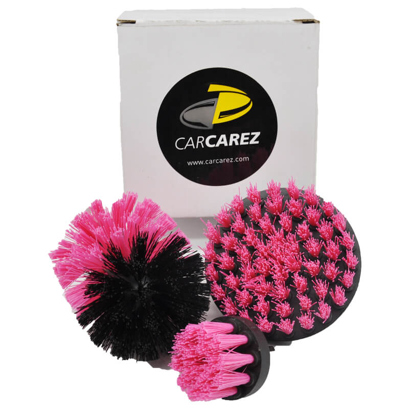 Multi-Surface Power Scrubber Cleaning Kit (3-Piece Set) - Electric Cleaning Brush for Bathroom, Kitchen, Tile, Grout & Car Detailing - Rechargeable Deep Cleaning Tools with 3 Brush Heads