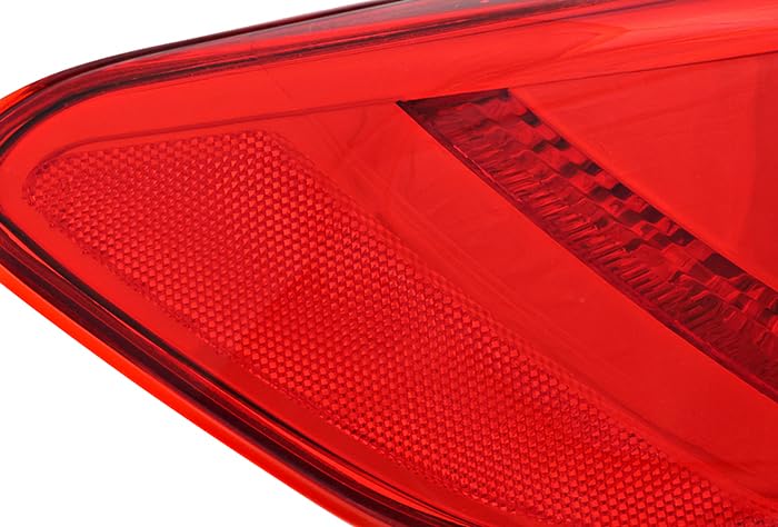 Honda Accord Coupe Tail Lights Lamps Set - Compatible with 2013 2014 2015 Models - Driver & Passenger Side Replacement - Enhance Night Visibility & Style for Your Sedan