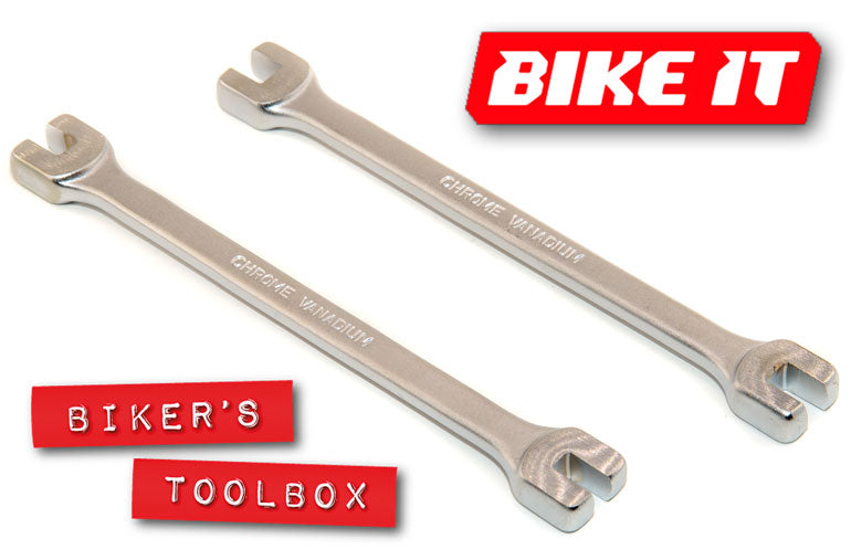 Bike It Spoke Wrench Set - Professional Bicycle Wheel Spoke Tightening Tool Kit for MTB, Road & BMX Bikes - Perfect for Bike Maintenance & Repair at Home or Shop