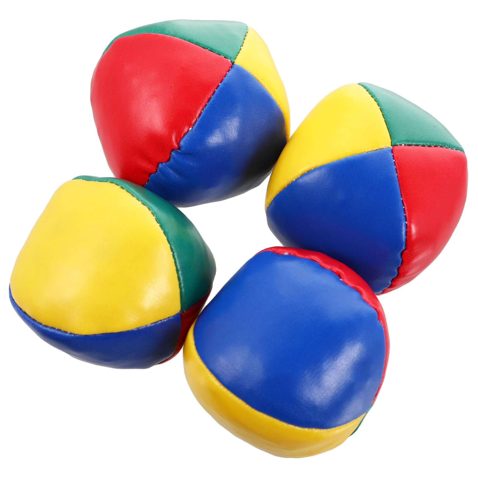 MUSISALY 4-Piece Juggling Balls Set - PU Polyurethane Bouncing Balls for Kids, Beginners & Performers - Interactive Juggling Toys for Practice, Play & Circus Performances