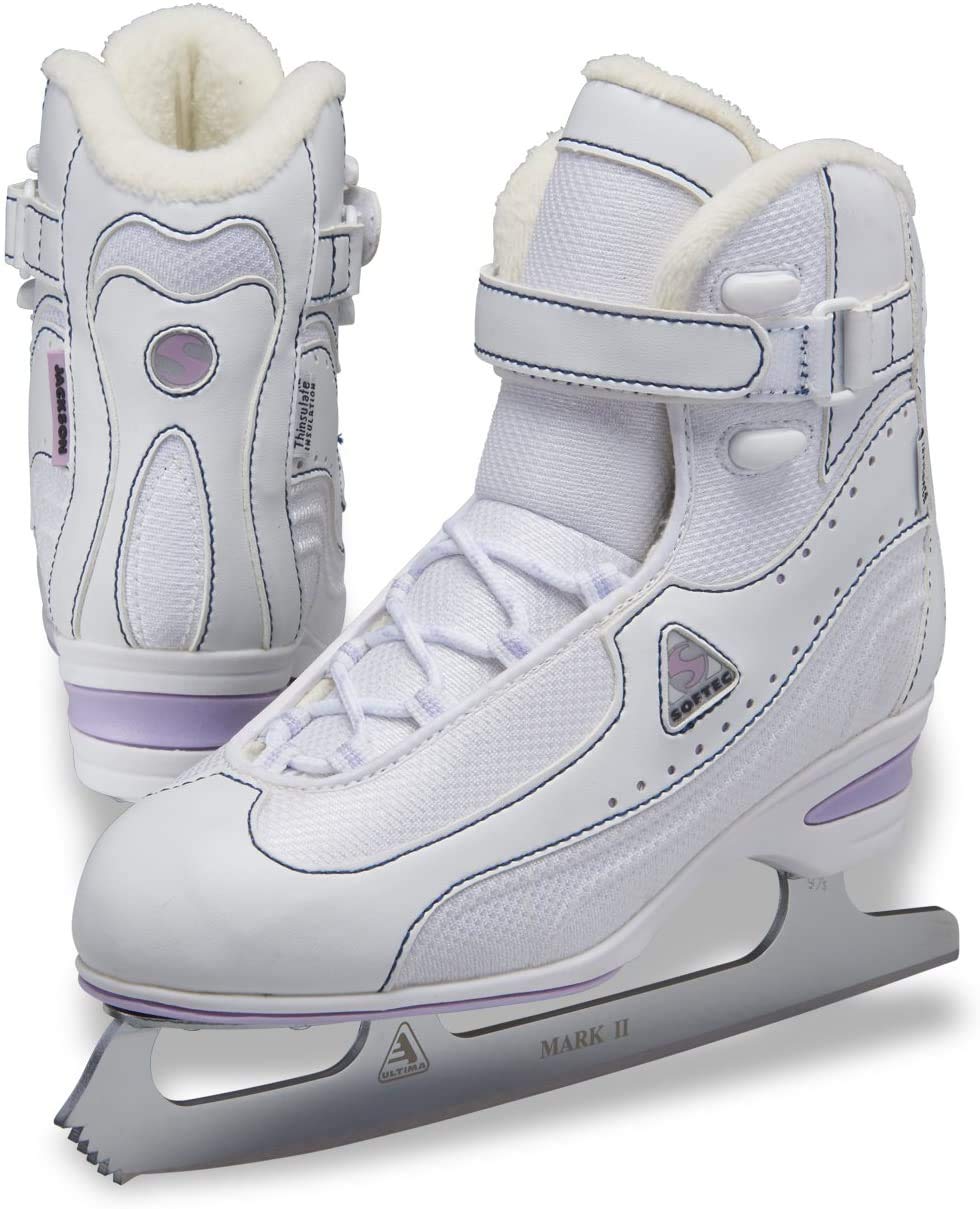 Jackson Ultima Figure Ice Skates Softec - Women's & Girls' Professional Figure Skating Shoes for Comfort & Performance | Perfect for Ice Rink Practice, Competitions & Recreational Skating