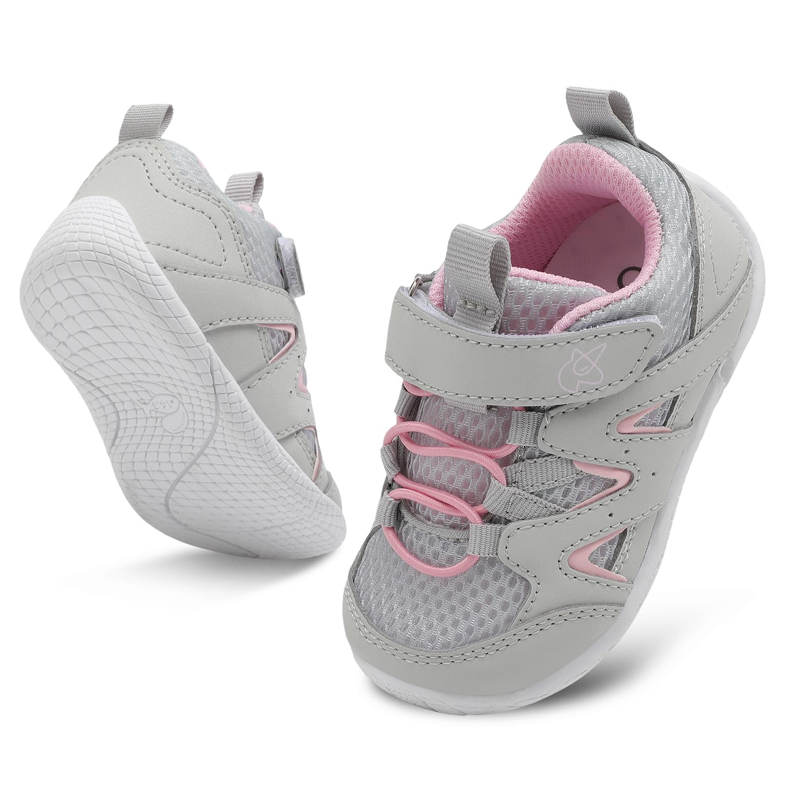 LeIsfIt Baby Walking Shoes for Boys & Girls - Non-Slip First Walkers, Breathable Toddler Sneakers with Soft Sole - Perfect for Indoor Play, Outdoor Adventures & Early Steps Development