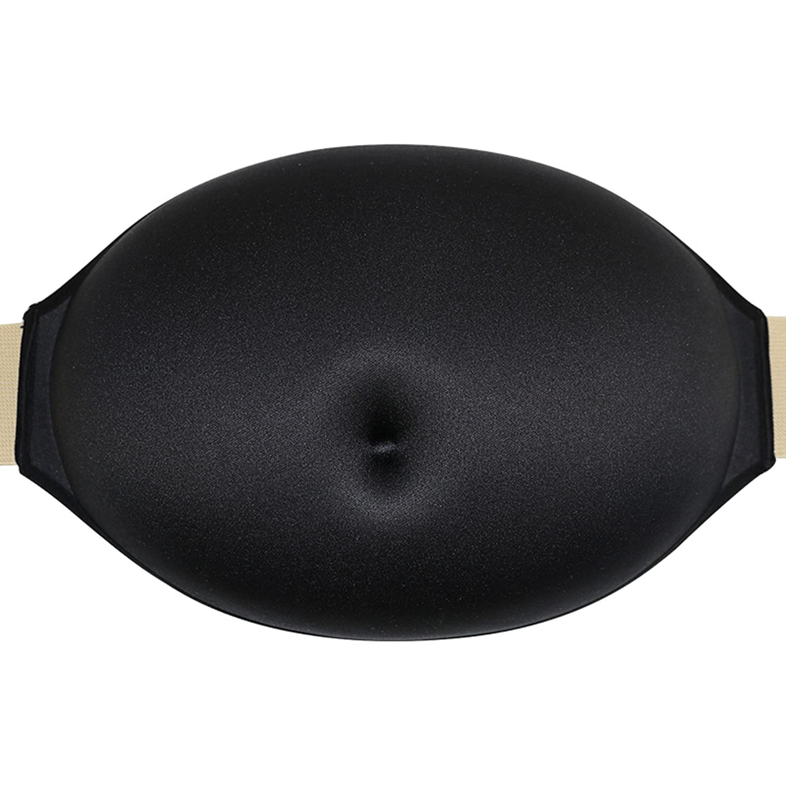 Realistic Fake Pregnant Belly Sponge - Lightweight Artificial Tummy with Adjustable Extend Band for Maternity Prank, Halloween Costume & Movie Props