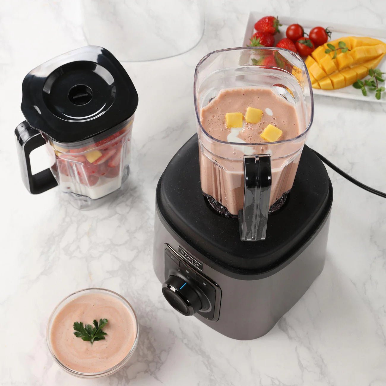 Kuvings SV500S Professional Vacuum Blender - High Power 1500W, Quiet Operation, 64oz BPA-Free Container - Perfect for Smoothies, Soups & Nut Butters - Silver