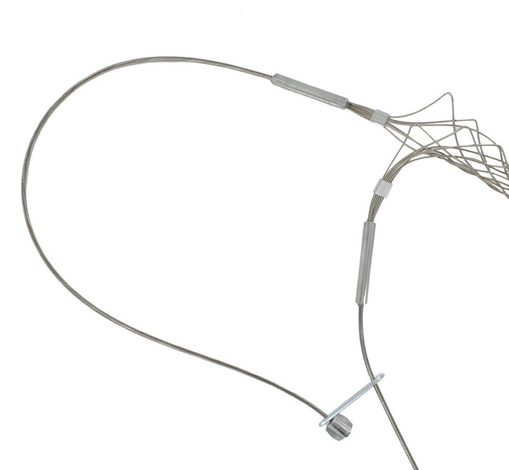 Leviton L9698 Locking Bale Split Rod Mesh - Standard Duty Support Wire Mesh Grip for 3.00 to 3.49 Cable Diameter | Secure Cable Management for Industrial & Commercial Applications