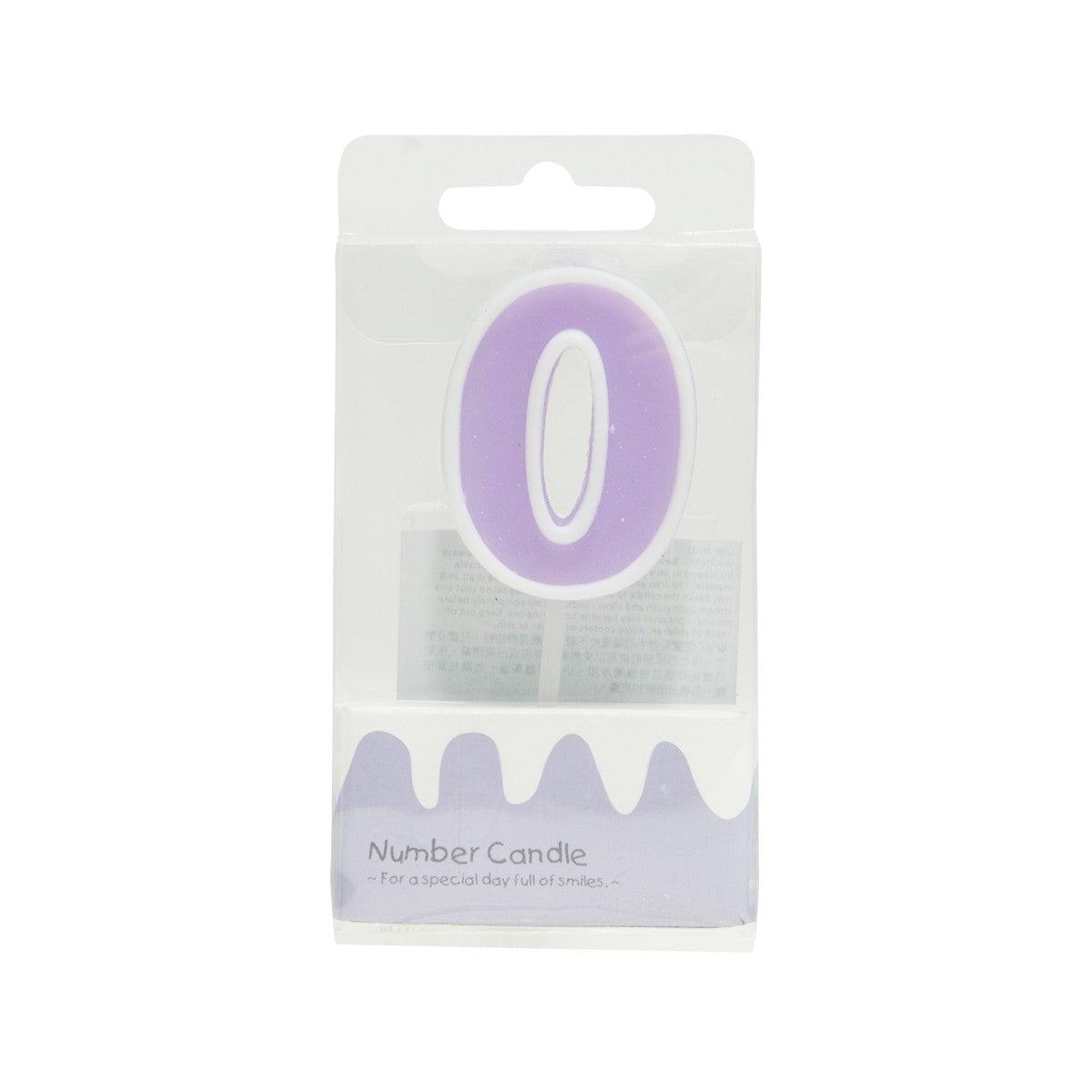 Elegant CUXCO Number 0 Candle for Birthdays, Anniversaries & Special Celebrations - Perfect for Cake Toppers & Party Decorations