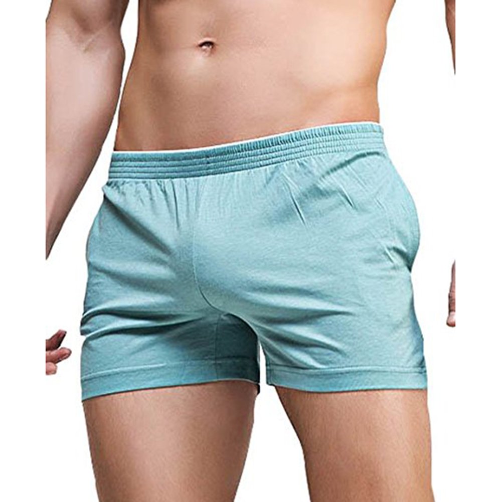 **Sandbank Men's Quick-Dry Running Shorts with Pockets - Lightweight Gym Workout & Lounge Sleep Bottoms for Active Lifestyle**