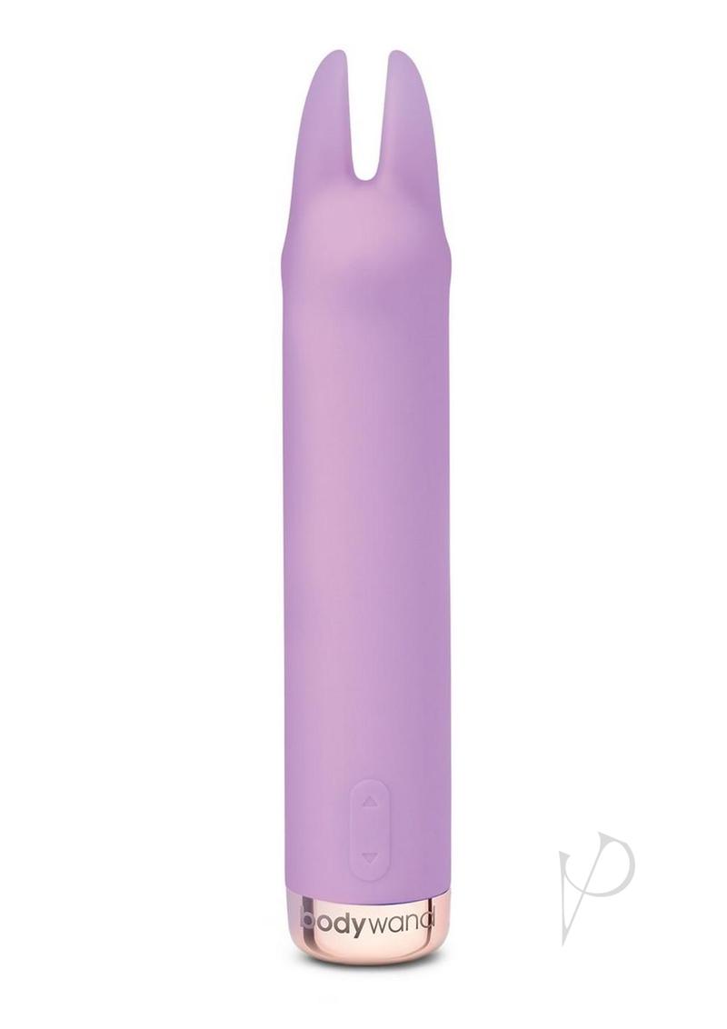 Bodywand My First Rabbit Vibe - Rechargeable Silicone Vibrator for Women, Lavender Purple | Dual Stimulation G-Spot & Clitoral Massager | Perfect for Solo Play & Couples Intimacy