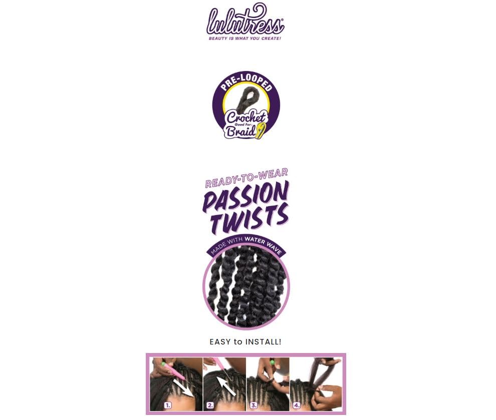 Sensationnel Lulutress Passion Twist Crochet Braids 18