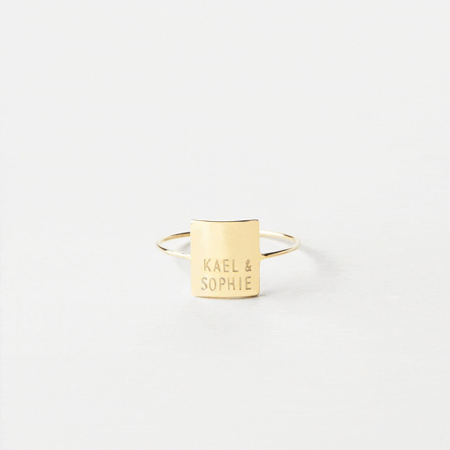 Personalized Yarra Ring - Custom Name Engraved Sterling Silver Ring for Women - Perfect for Anniversaries, Birthdays & Gifts