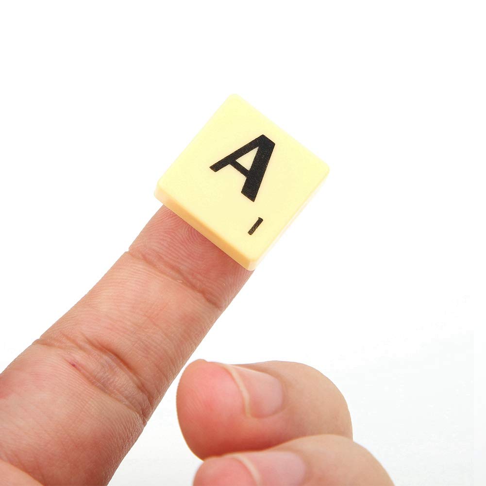 Educational Plastic Puzzle Tiles Letters Board Game for Kids Ages 3+ | Fun Learning Toy for Toddlers & Children | Perfect for Family Game Night & Preschool Learning Activities