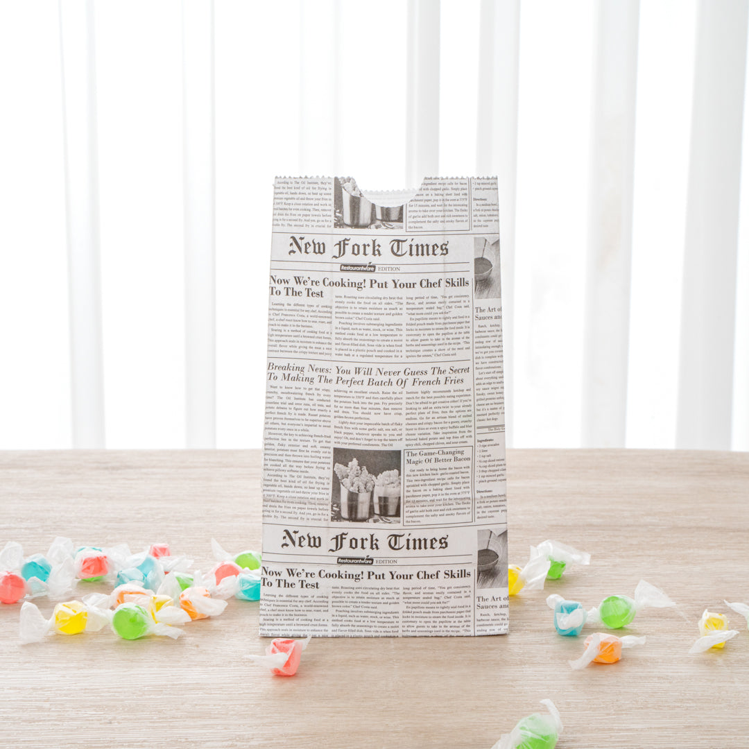 Eco-Friendly Kraft Paper Bags 2lb Capacity - 4.25