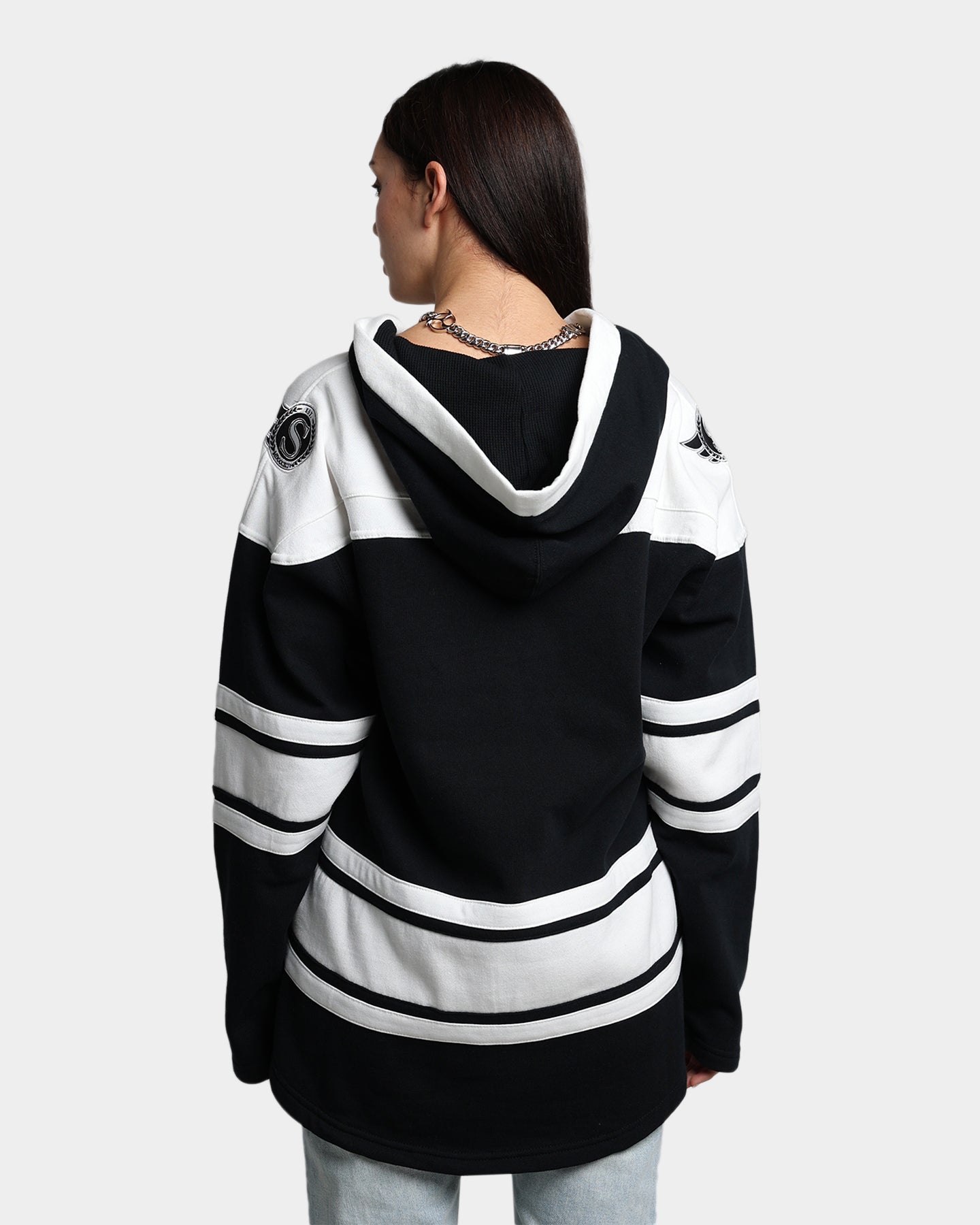 47 Brand Ottawa Senators Superior Lacer Hoodie - Men's NHL Hockey Pullover Sweatshirt - Jet Black - Perfect for Game Day & Casual Wear