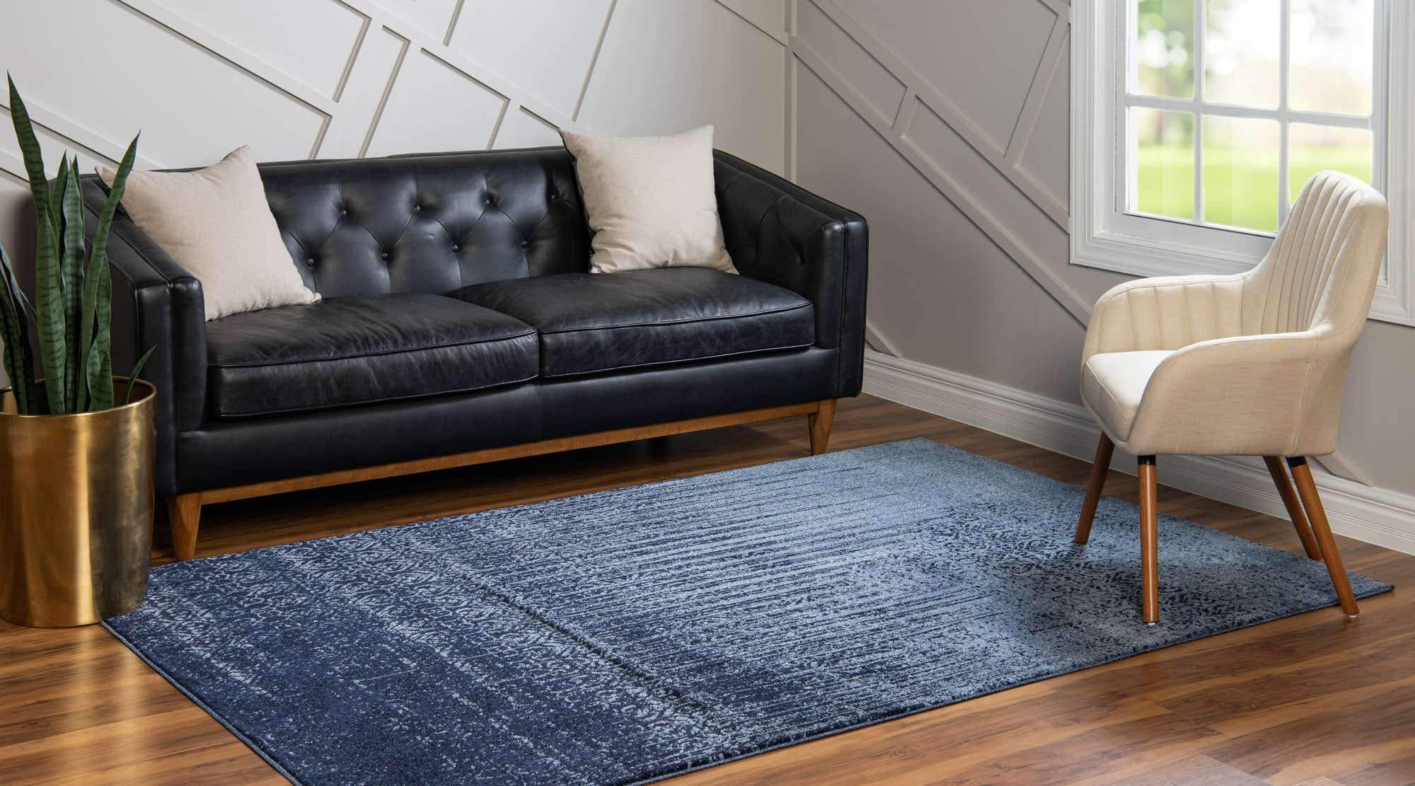 Unique Loom Del Mar Collection Area Rug - Jennifer (4'1